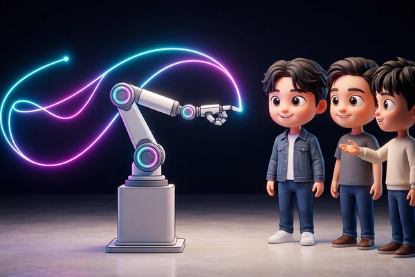 Hero banner illustration for "Mecka raises $60M Series B for robot training data platform"