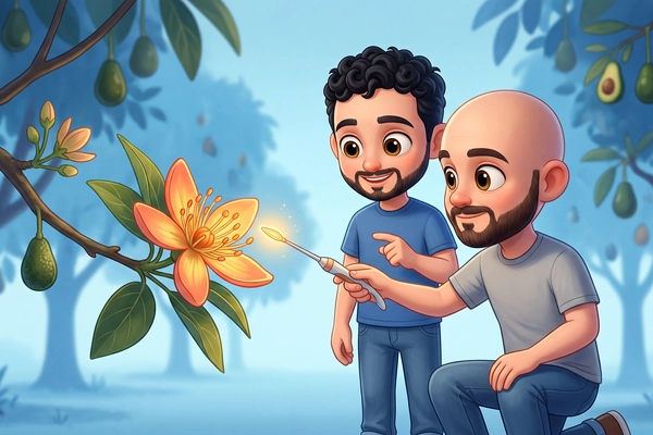 Hero banner illustration for "BloomX raises $13M to solve pollination crisis with robots"