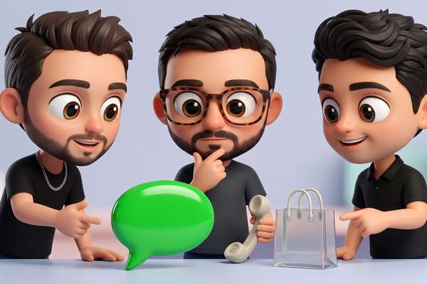 Hero banner illustration for "Tab launches AI assistant for WhatsApp at $300M valuation"