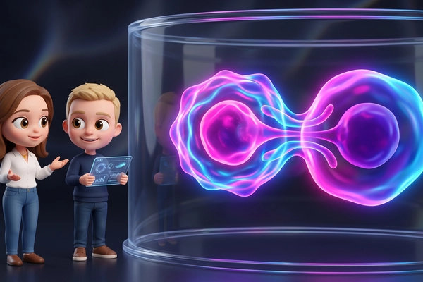Hero banner illustration for "SpectaCell raises $6.8M to speed cell therapy development"