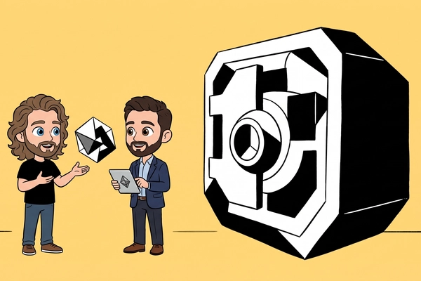 Hero banner illustration for "Project Eleven launches Strongpoint for quantum-safe custody"