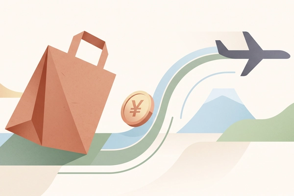 Hero banner illustration for "Ocean raises $3.2M Series A to digitize tax-free shopping"