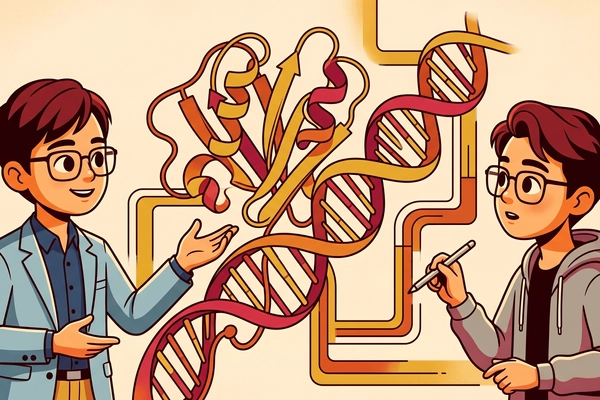 Hero banner illustration for "Drylab raises $3M to automate biomedical research with AI"