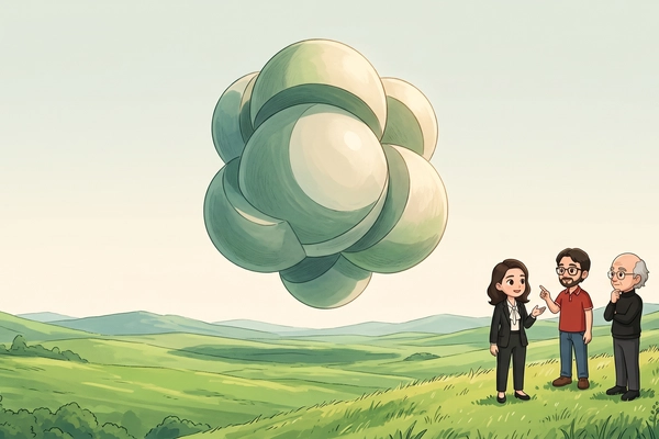 Hero banner illustration for "Qilimanjaro raises $21.9M for analog quantum computing"