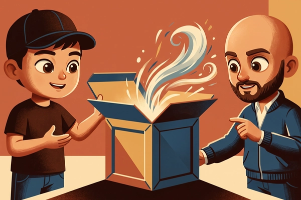 Hero banner illustration for "Instabox launches cloud computers for AI agents in <1 second"