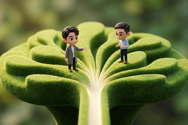 Hero banner illustration for "Lantern AI hits $1M ARR in 11 months with AI recruiting"