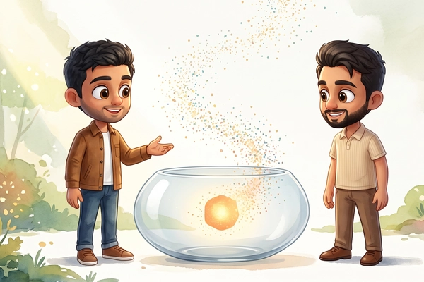 Hero banner illustration for "Asymptote Labs raises $5.5M to build memory for AI agents"