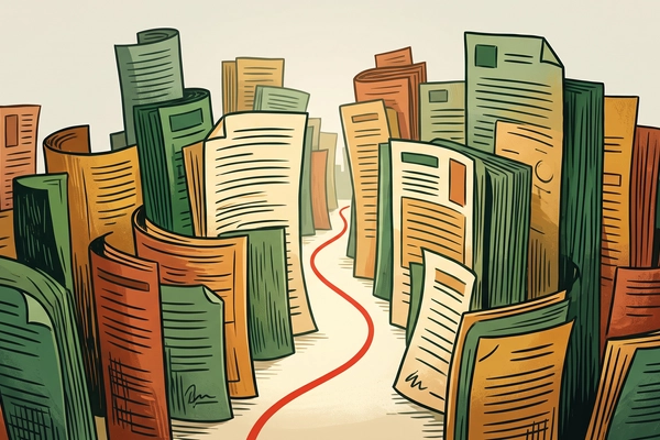 Hero banner illustration for "Readily raises $11M to automate health plan compliance"