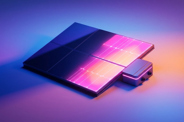 Hero banner illustration for "Optivolt raises $32M to build intelligence into solar panels"