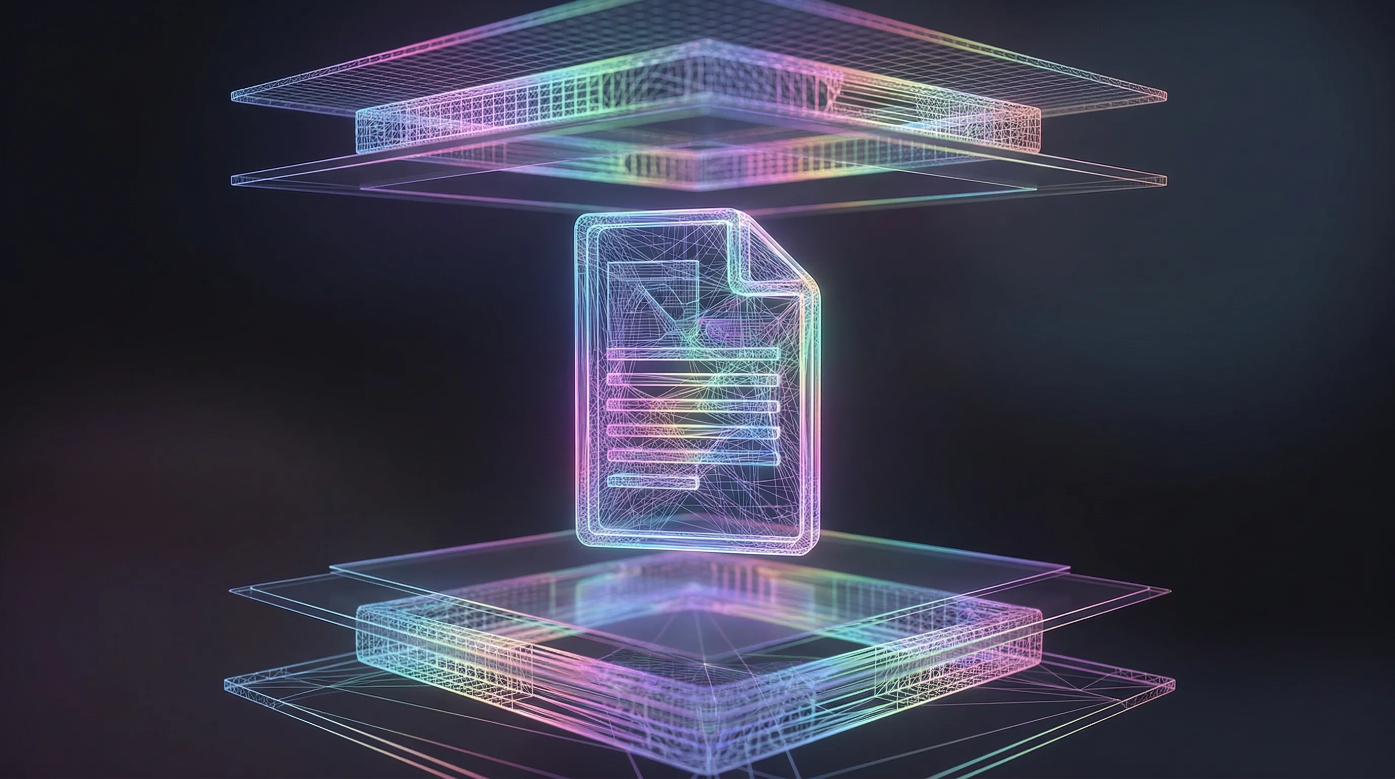 Digital illustration for article section "More Than Just a Chatbot" in "Sarvam's Indus Chatbot Challenges ChatGPT in India's AI Race" - Create a conceptual visualization of an end-to-end AI platform represented as a sophisticated, multi...