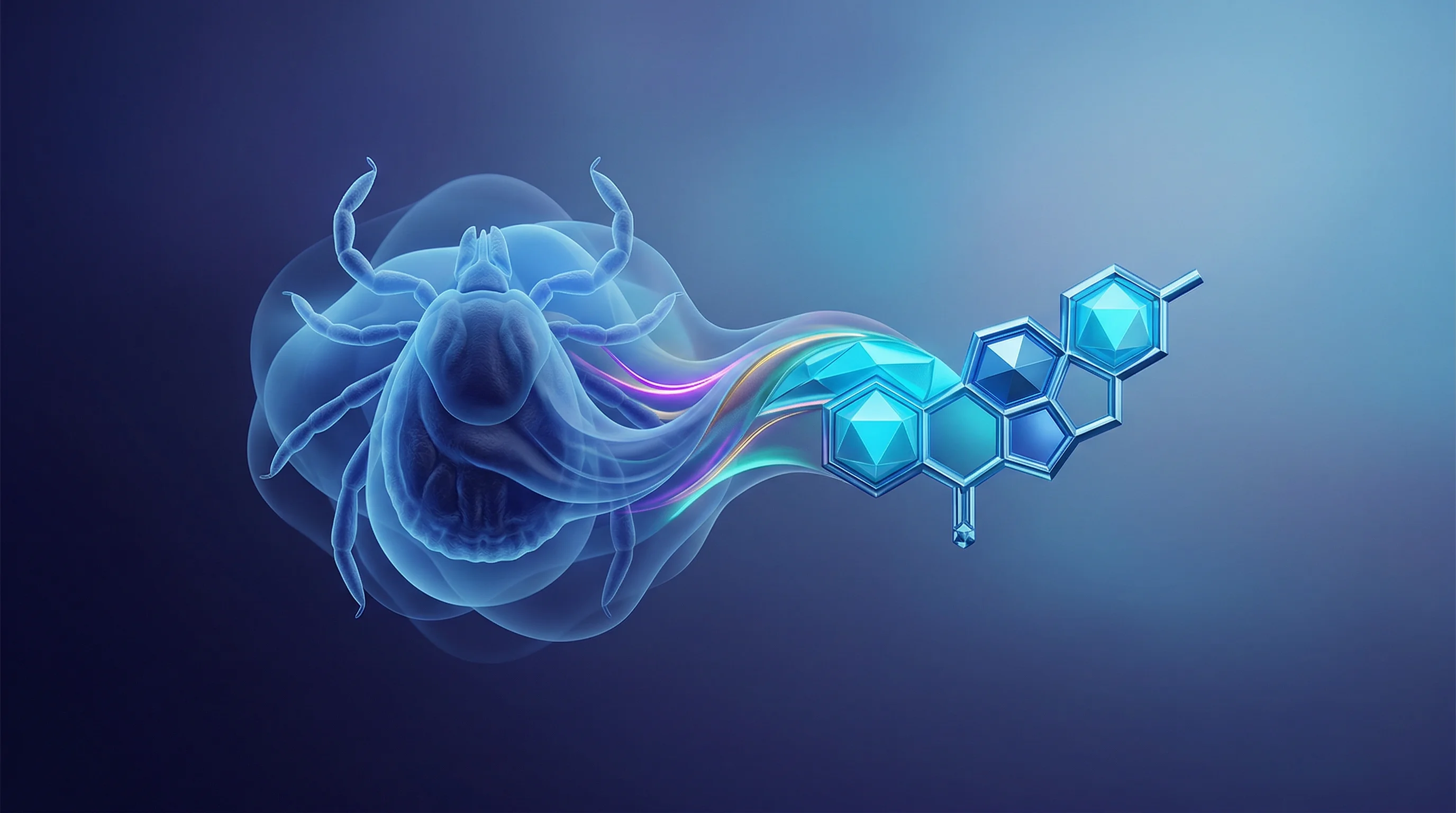 Digital illustration for article section "From Evolutionary Biology to Clinical Validation" in "Mining Parasites for Cures: How Ditto Bio Uses Evolution to Fight Disease" - Create a sophisticated, conceptual 3D illustration depicting the transition from evolutionary biolog...