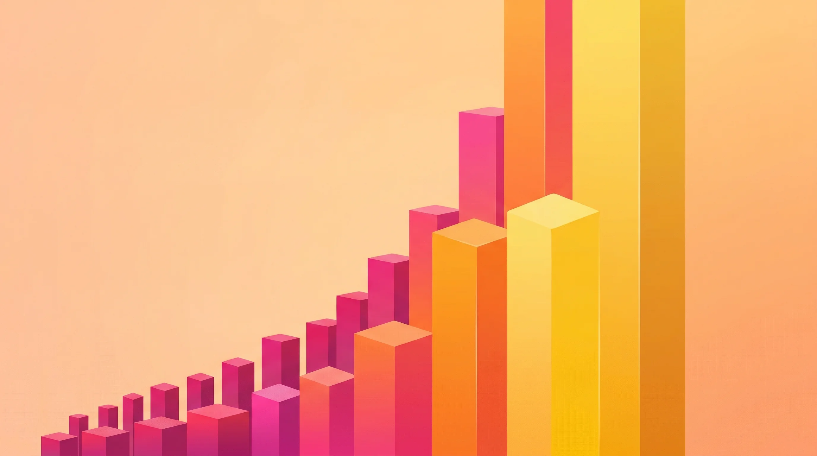 Digital illustration for article section "Scale as a Feature" in "ArmorCode's 'Anya' Brings Agentic AI to Enterprise Security Governance" - A modern, flat design illustration depicting the concept of massive scale and rapid growth through a...