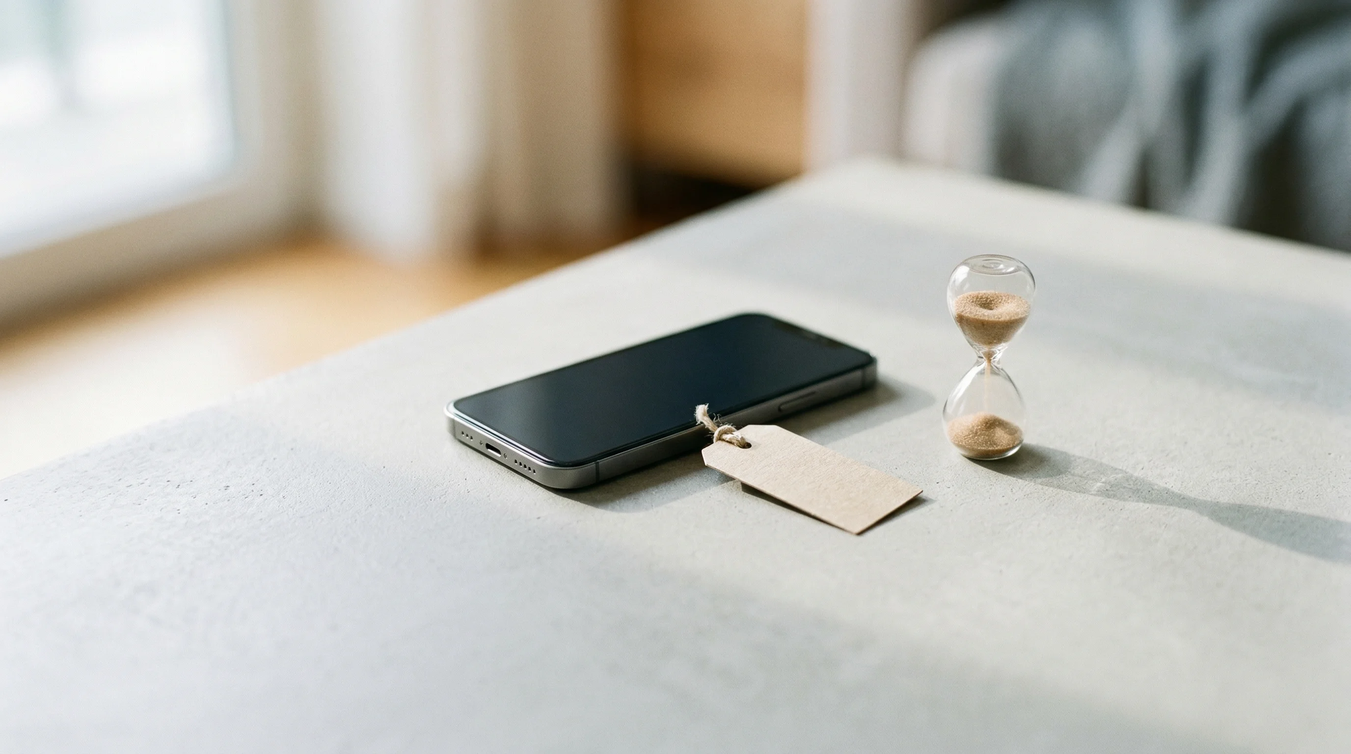 Digital illustration for article section "The Fine Print and the Competition" in "Sarvam AI Launches Startup Program With Free API Credits for India" - A macro tilt-shift photography composition featuring a pristine, miniature smartphone prototype rest...