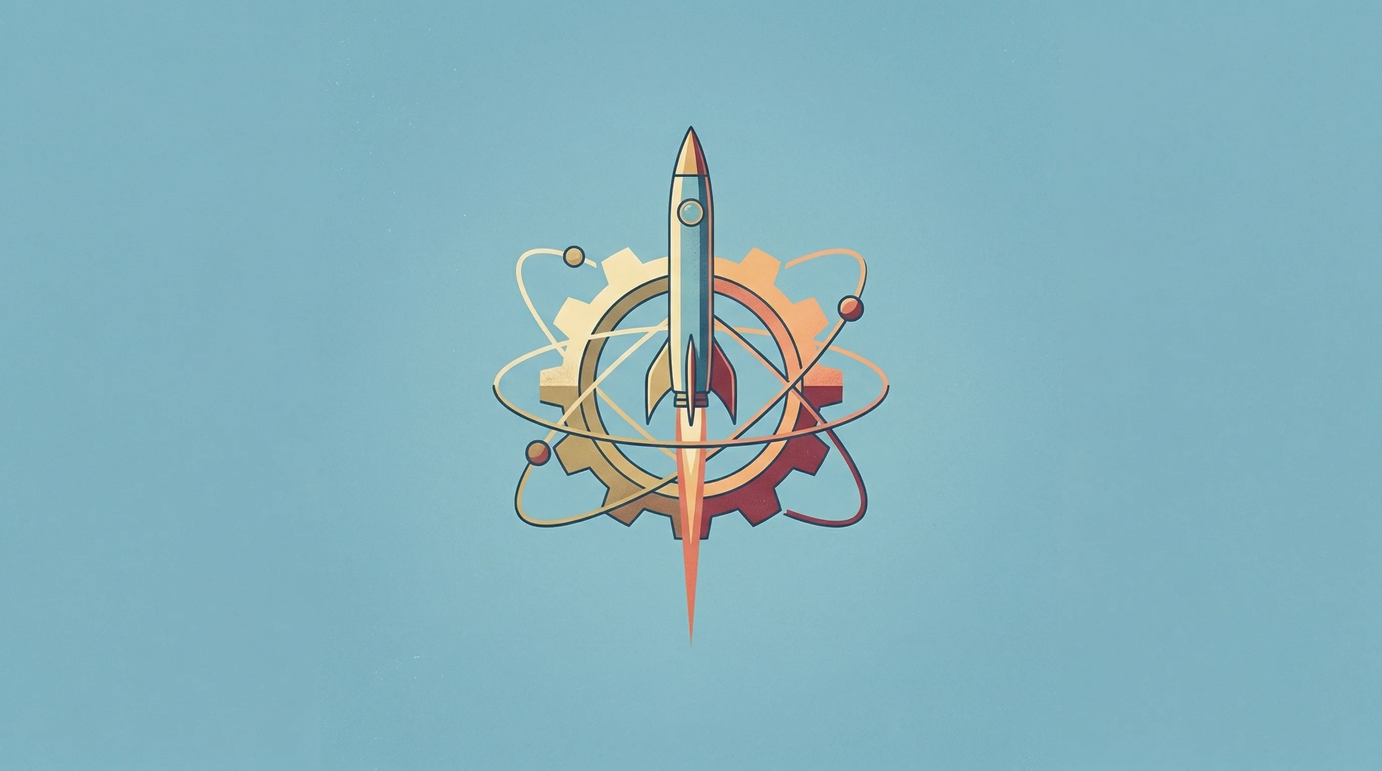 Digital illustration for article section "The Founders Fund Calculus" in "Nominal Hits $1B Valuation With $80M Founders Fund-Led Round" - A minimalist and conceptual illustration representing the revitalization of American manufacturing, ...