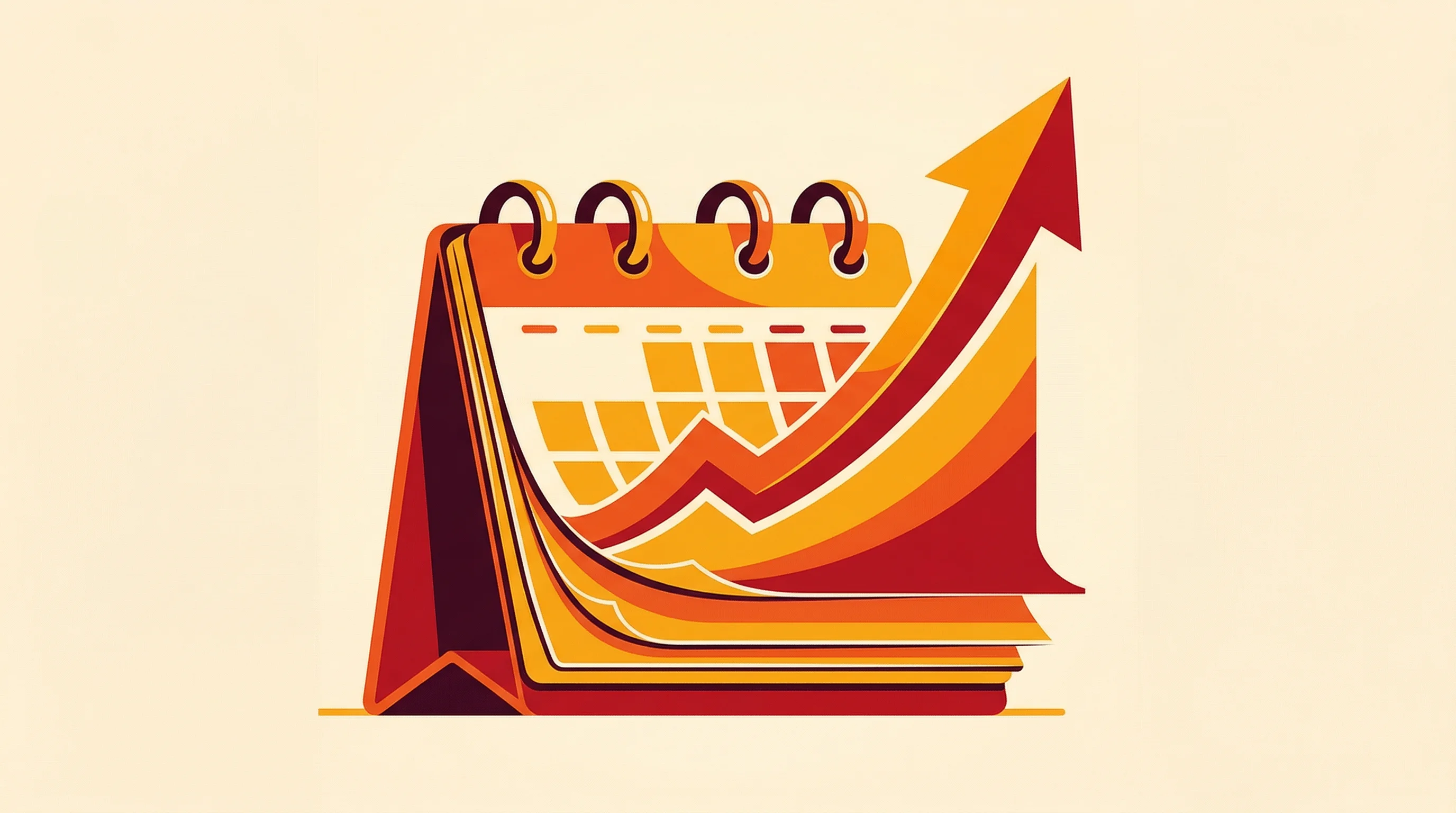 Digital illustration for article section "The Numbers (With Caveats)" in "YC-Backed Patientdesk.ai Launches AI Front Desk for Healthcare Practices" - A minimalist, conceptual illustration of a stylized booking calendar whose pages seamlessly transfor...