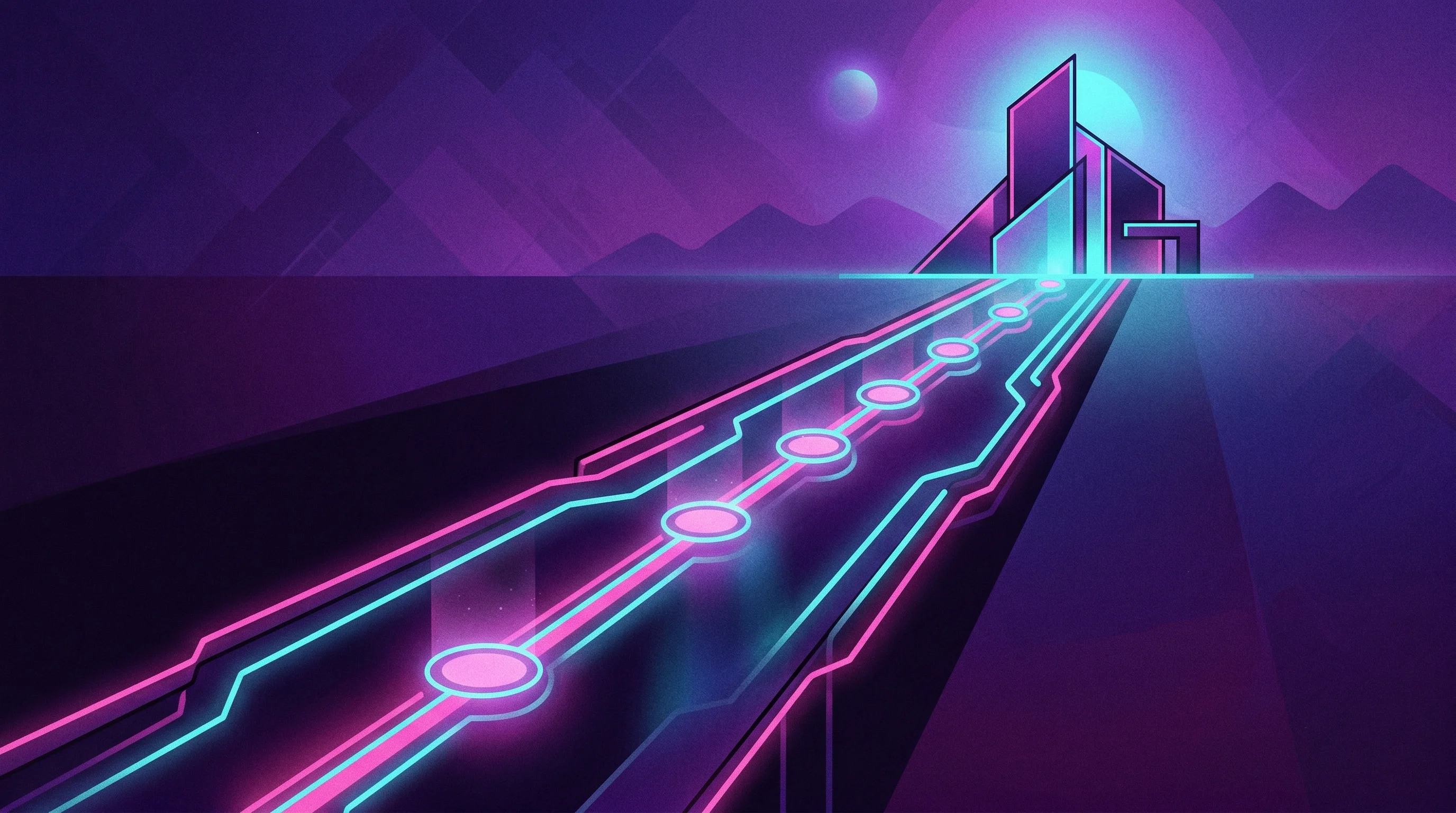 Digital illustration for article section "The Road Ahead" in "Translucent AI Raises $27M from GV for Healthcare Finance Platform" - A clean, minimalist, and conceptual representation of a company's growth and hiring roadmap, featuri...