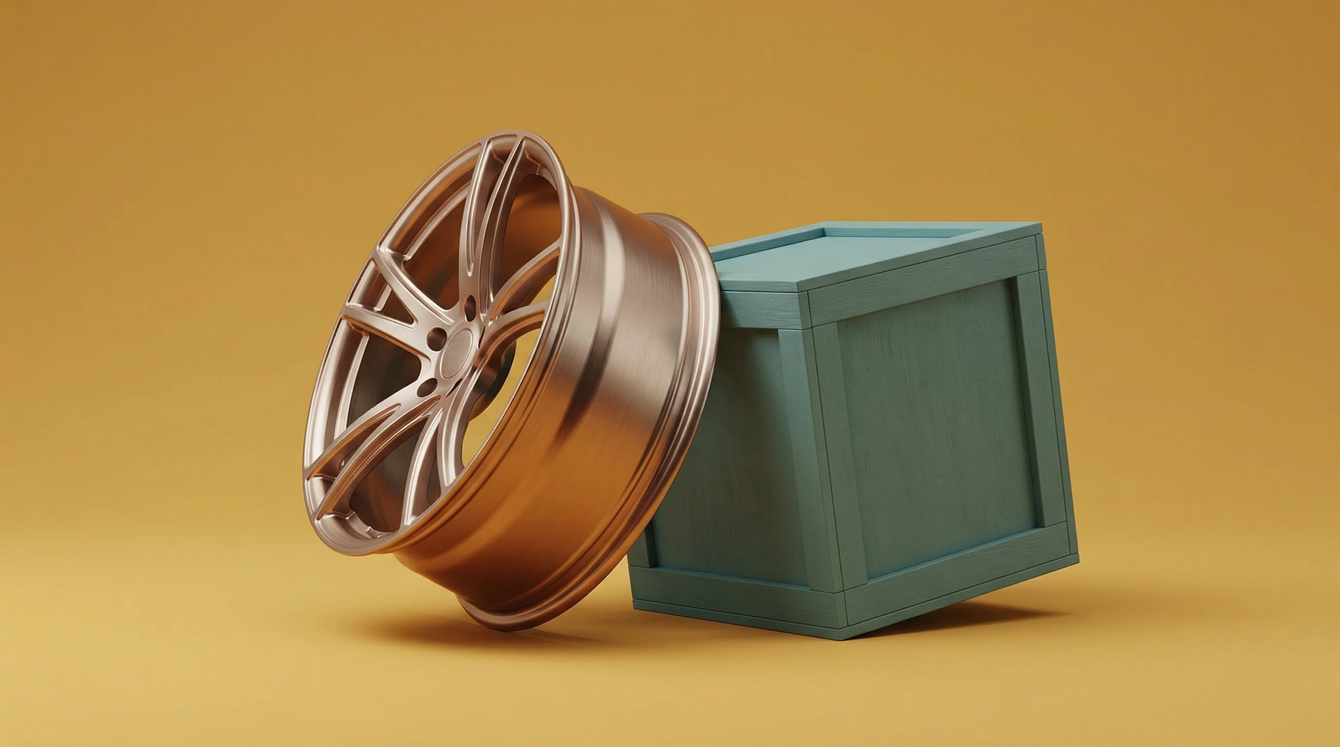 Digital illustration for article section "Content Section 3" in "Rhoda AI Raises $450M Series A at $1.7B Valuation for Video-Trained Robots" - A conceptual, minimalist still-life composition representing the expansion of fresh capital across t...