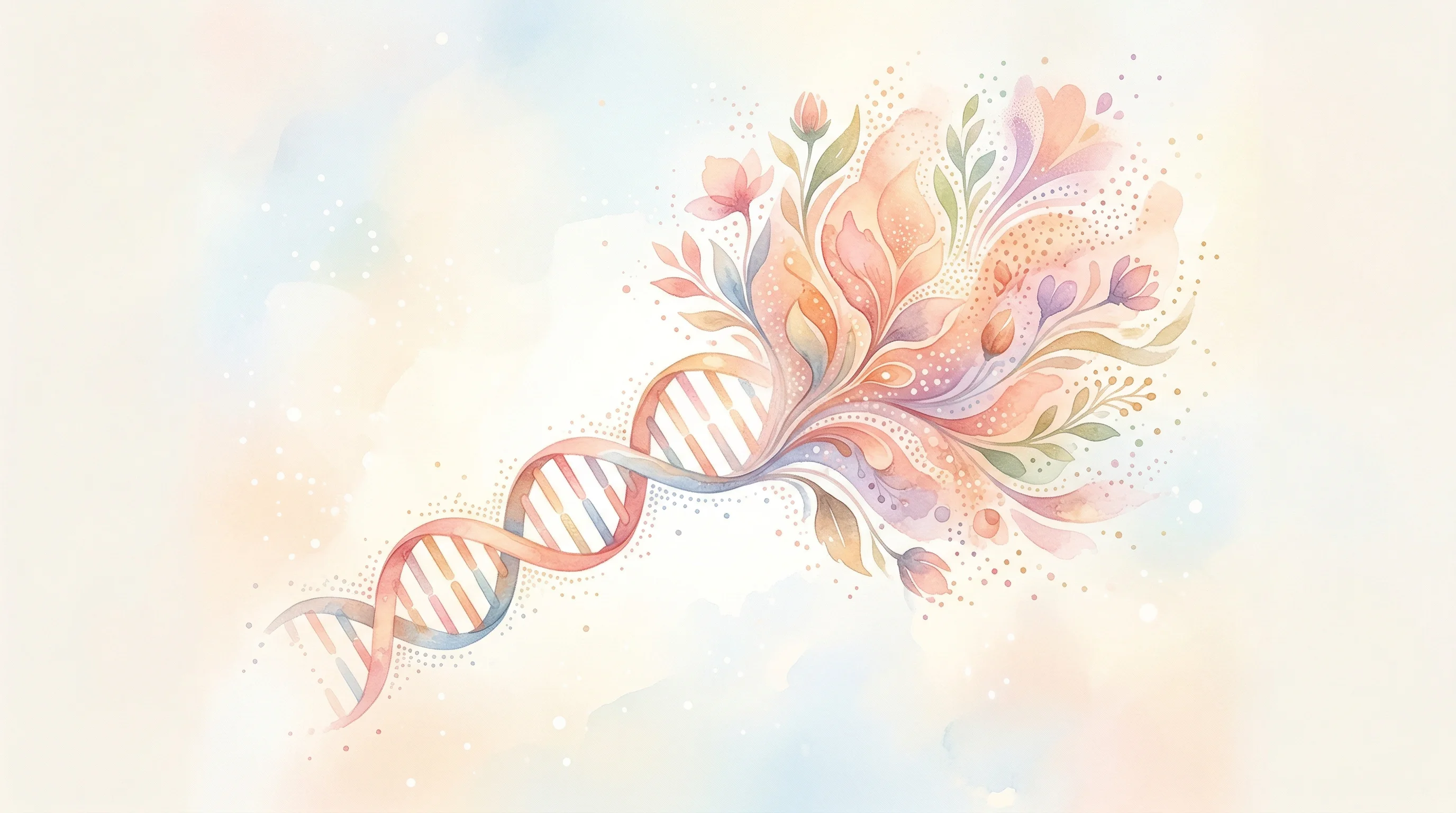 Digital illustration for article section "The Computational Turn" in "The AI Race to Make Gene Therapies Safer" - A conceptual and minimalist illustration representing the generation of novel regulatory DNA, featur...