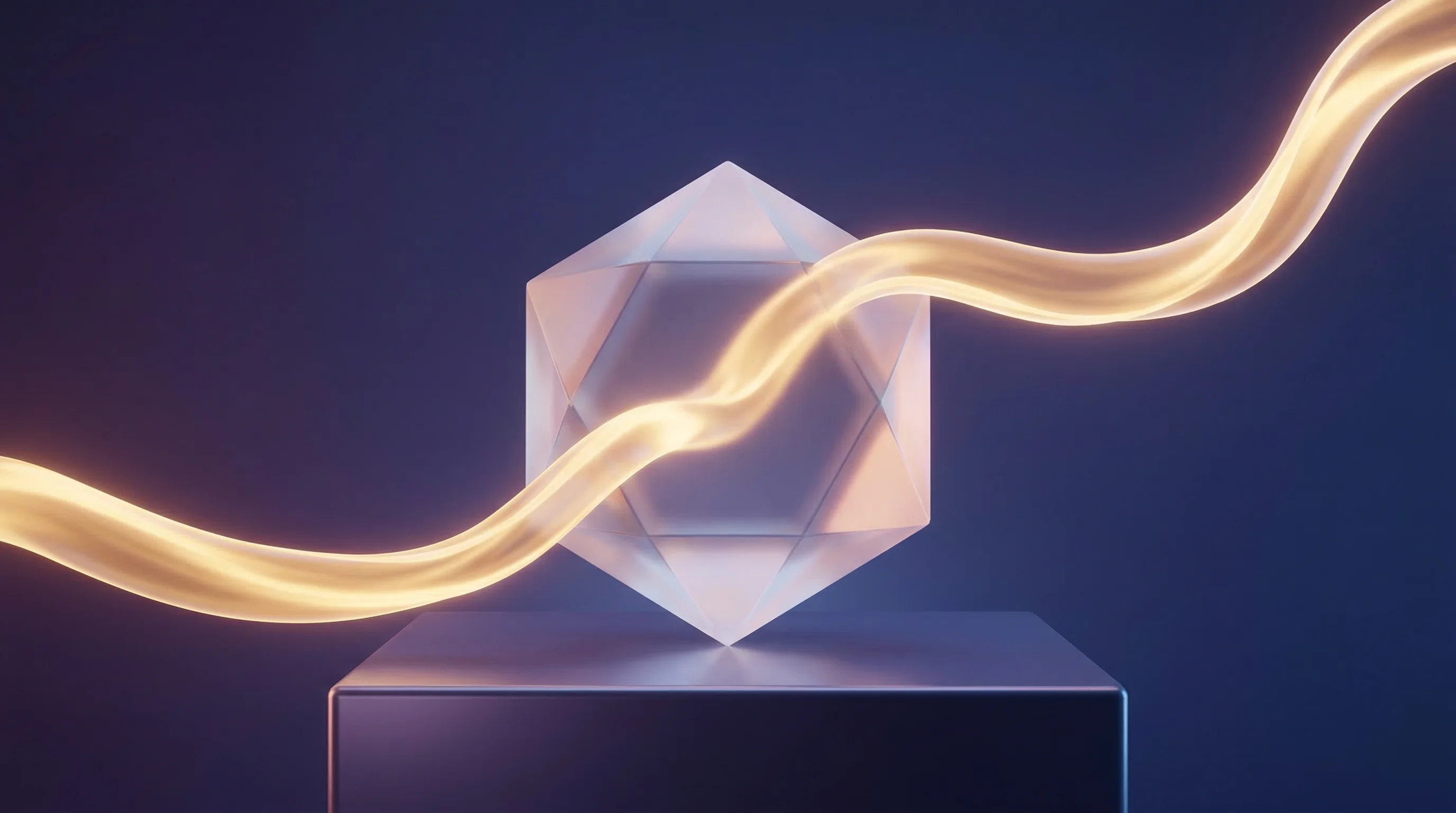 Digital illustration for article section "Follow the Money" in "VeryAI Lands $10M Seed for Palm-Based 'Proof of Reality' Platform" - A minimalist and conceptual 3D motion graphics-style rendering representing the flow of venture capi...