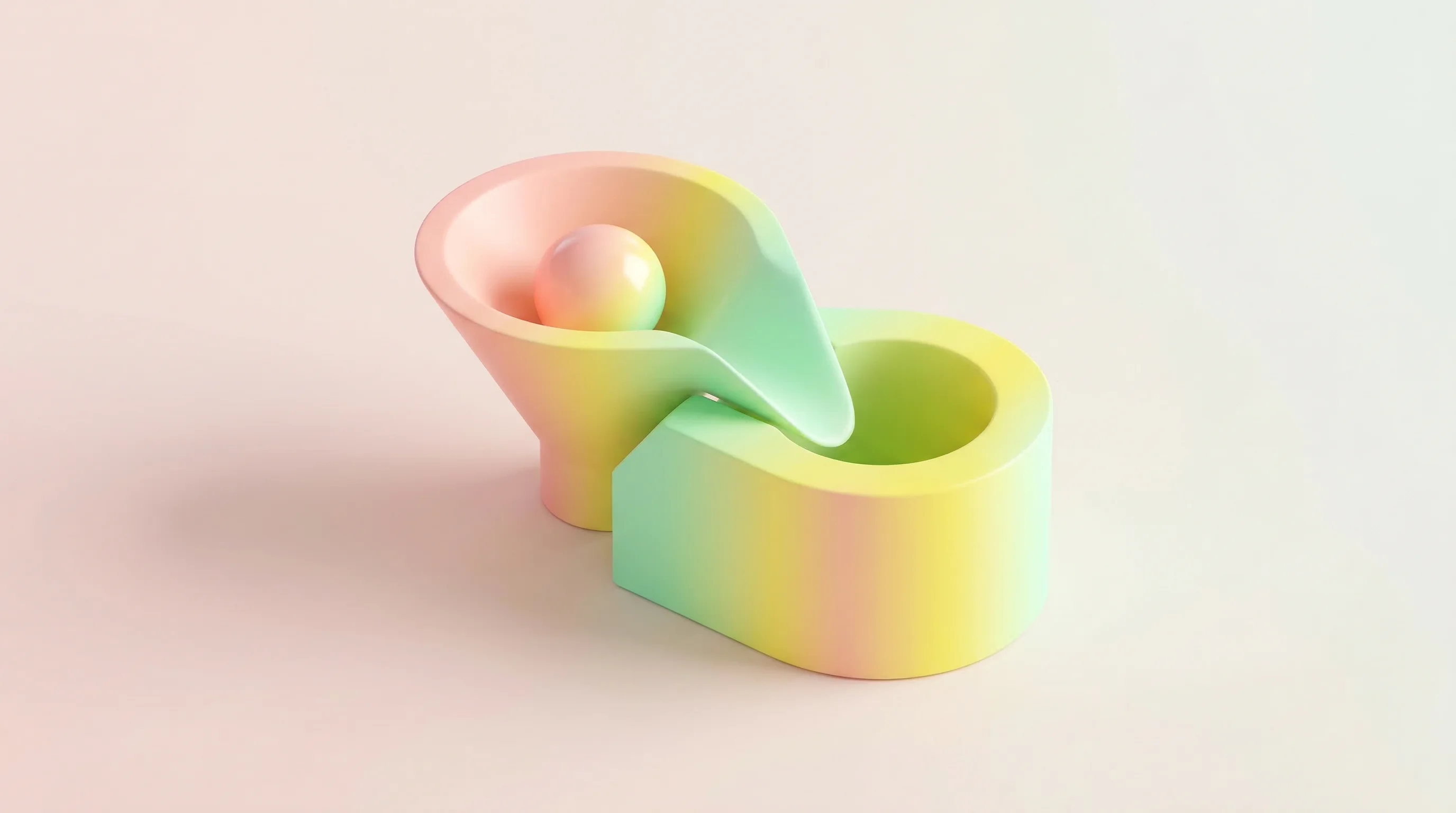 Digital illustration for article section "Purpose-Built Versus the Everything Machines" in "Legal AI Startup Beats ChatGPT with 100% Bar Exam Accuracy" - A clean, minimal 3D conceptual illustration representing a specialized legal workflow and the seamle...