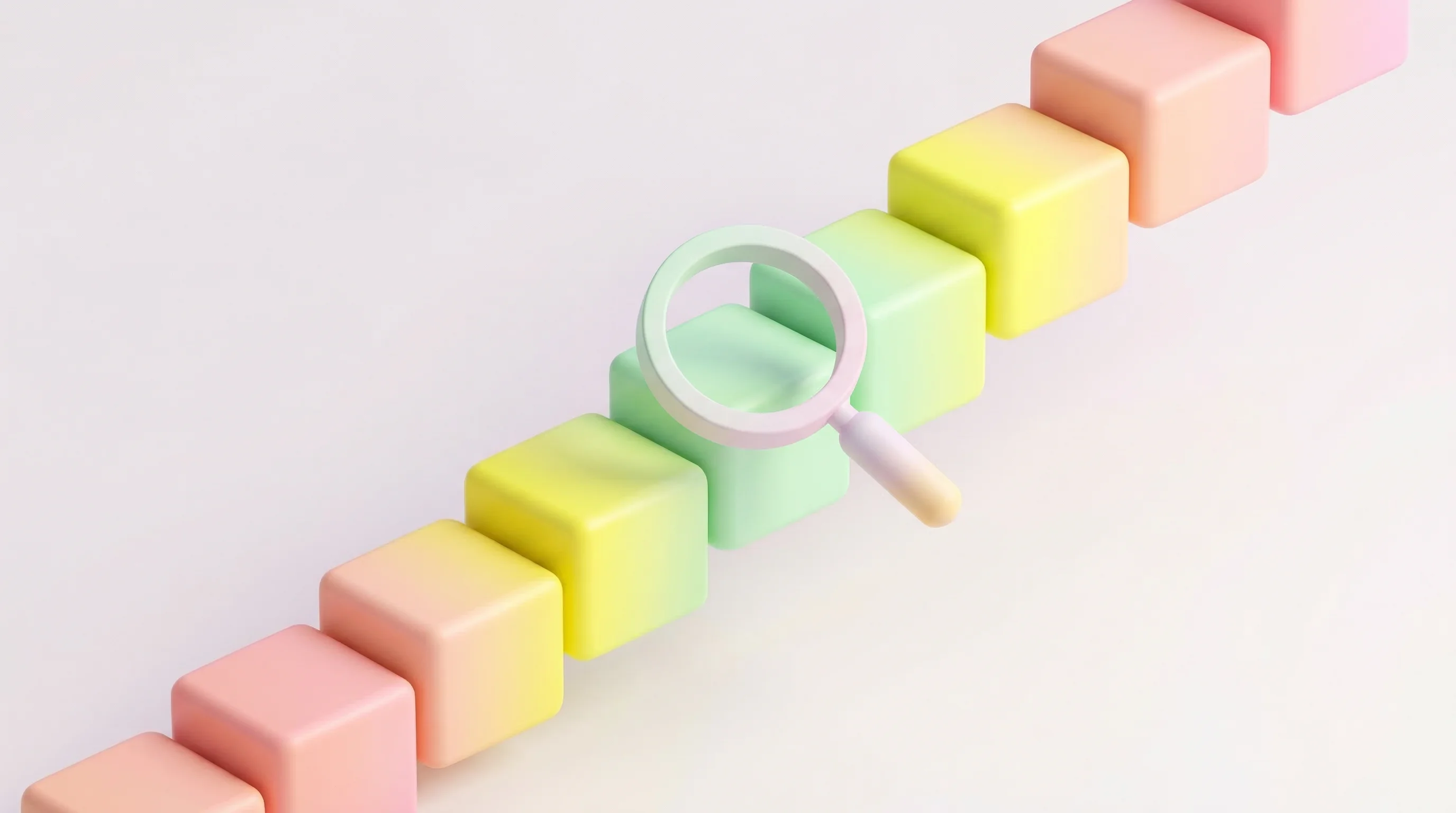 Digital illustration for article section "The Verification Problem Nobody's Solved" in "Legal AI Startup Beats ChatGPT with 100% Bar Exam Accuracy" - A clean, minimalist 3D conceptual composition representing structured reasoning and the verification...