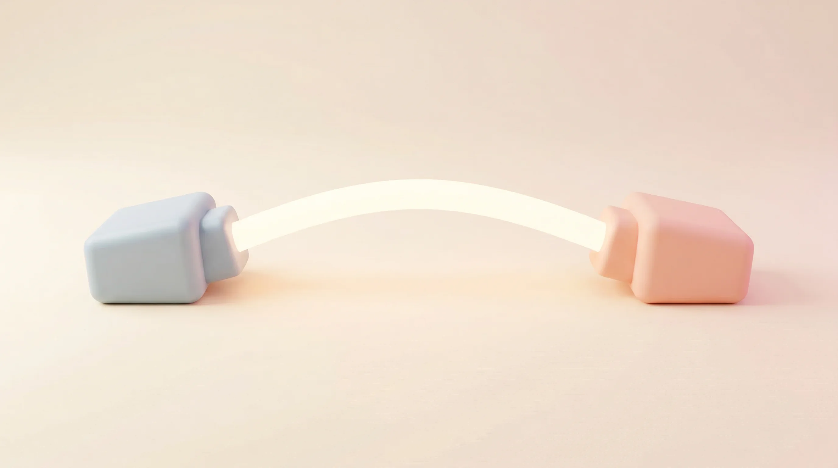 Digital illustration for article section "What Comes Next" in "How Photonic Computing Could Solve AI's Energy Crisis" - A clean, minimalist conceptual illustration representing the future of AI infrastructure and photoni...