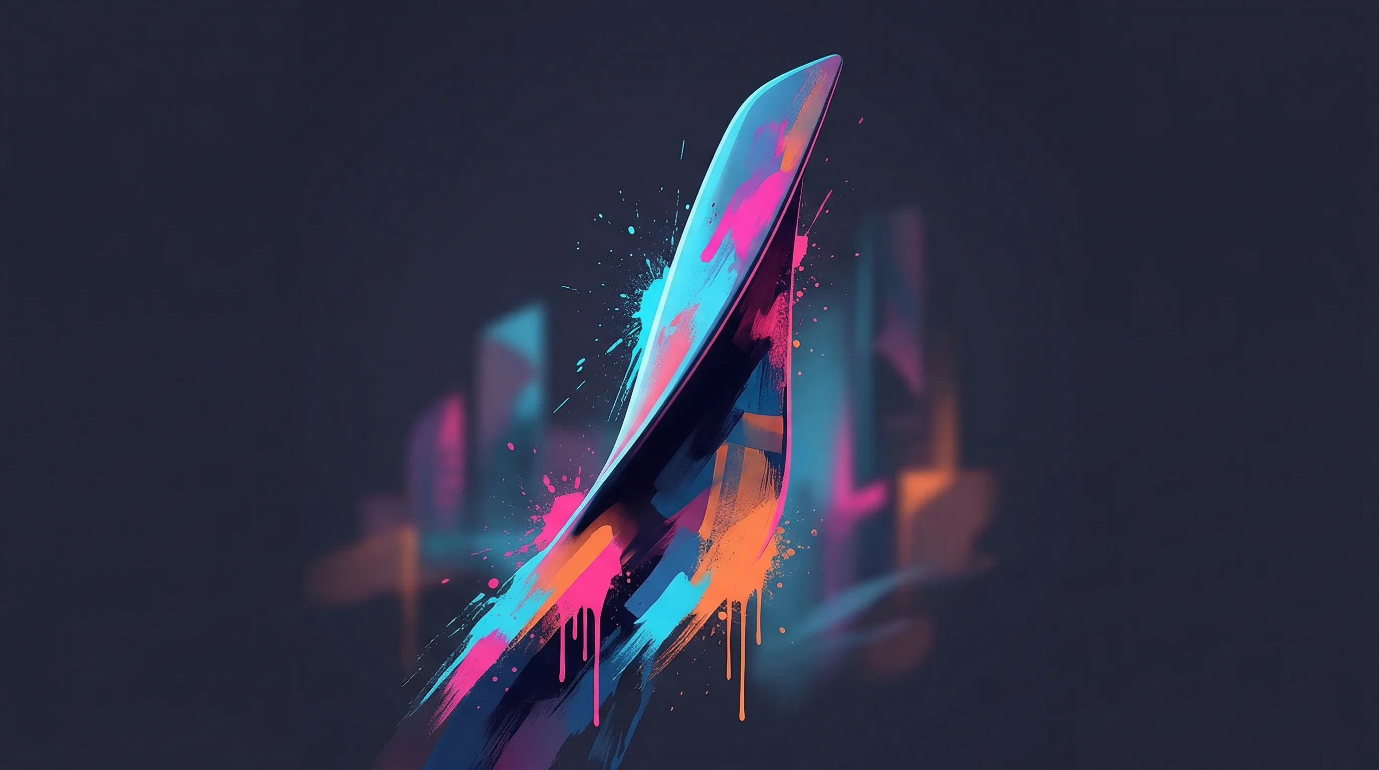 Digital illustration for article section "The Team and Early Traction" in "Voltair's Drones Charge on Power Lines for Infinite Range" - A sleek, abstract aerodynamic eVTOL rotor blade ascending vertically, symbolizing early startup trac...