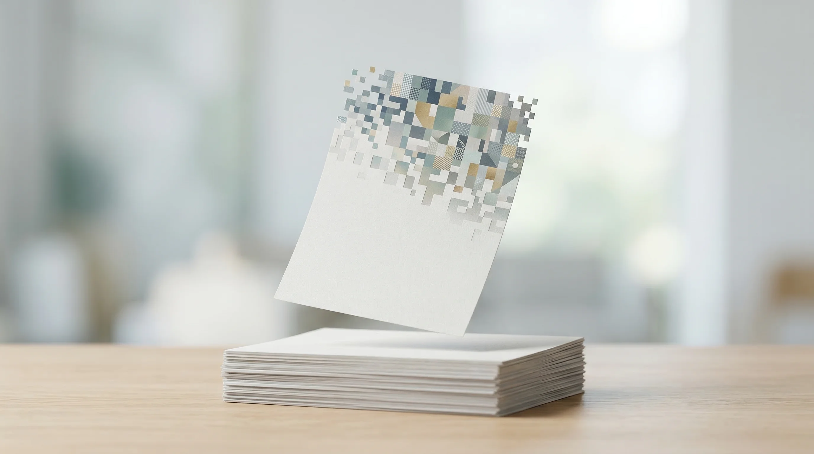 Digital illustration for article section "An AI Underwriting Layer for Private Credit" in "Ezra Raises $8M Seed Led by Congruent for Clean Energy Fintech" - A minimalist and professional conceptual image representing an AI underwriting layer for private cre...