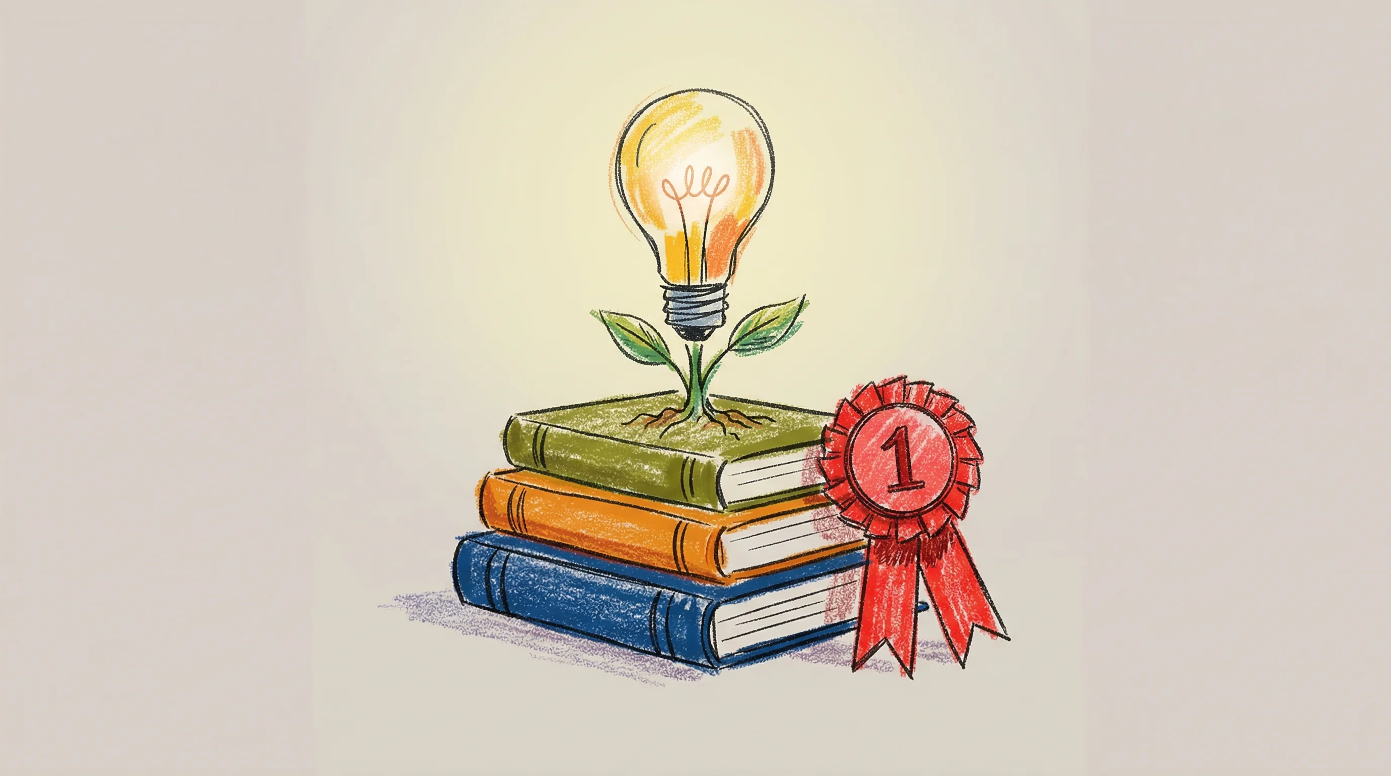 Digital illustration for article section "University Roots, Startup Ambitions" in "Voltair's Self-Charging Drones Target Infinite Range for Grid Inspections" - A conceptual, minimalist still life illustration representing university roots and startup ambitions...