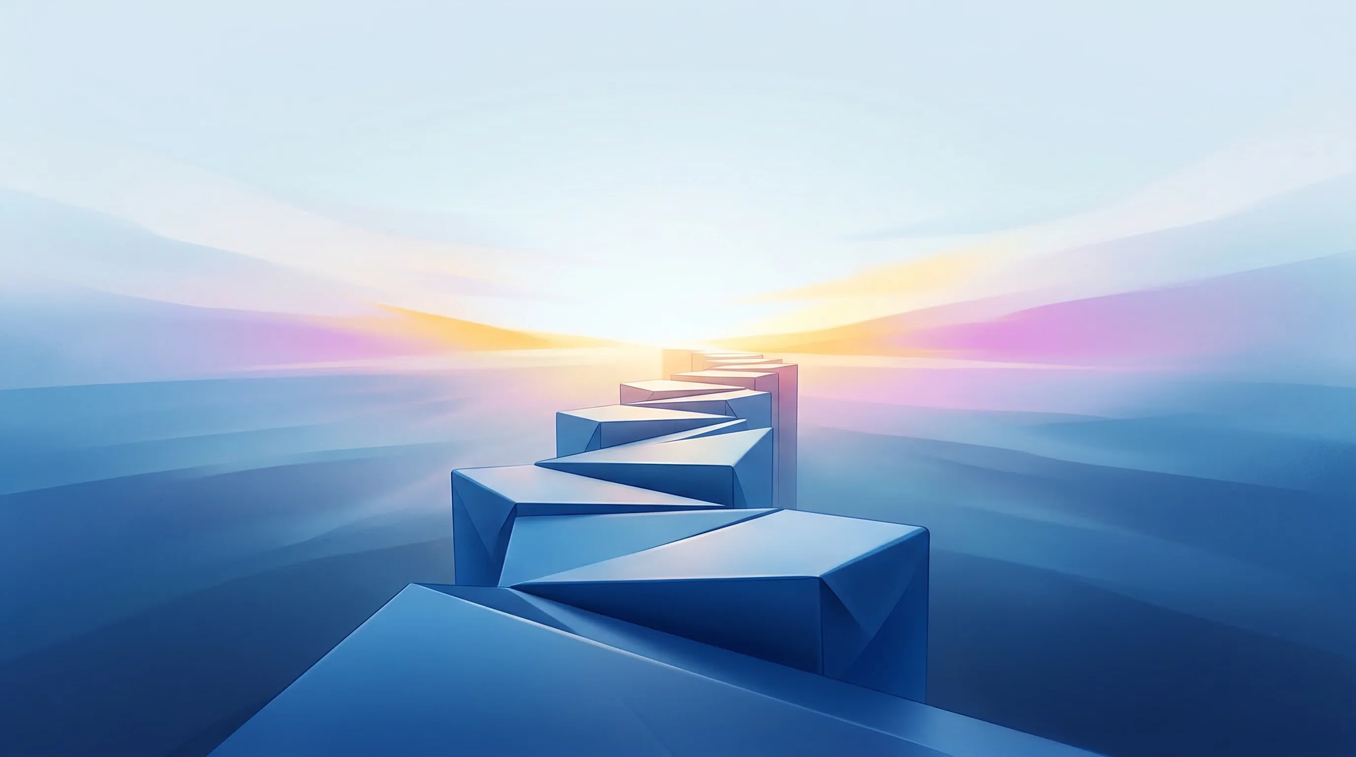 Digital illustration for article section "What Happens Next" in "YC-Backed Velum Labs Launches Open-Source Firewall for AI Security" - A minimalist, conceptual visualization representing the crucial momentum of Demo Day and the transit...