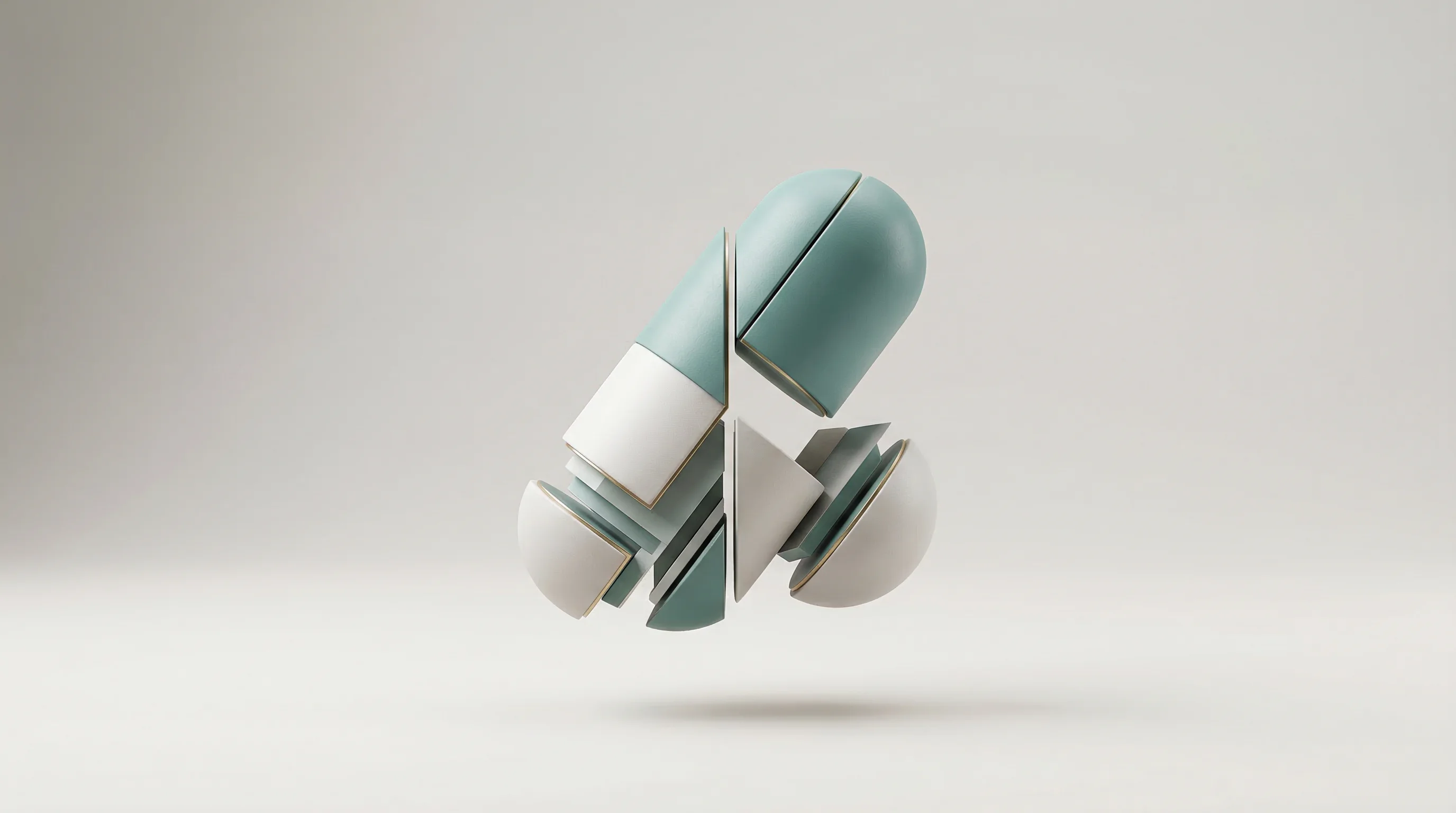 Digital illustration for article section "What the Next Phase Looks Like" in "Digital Twins of Human Biology Are Replacing Clinical Trials" - A minimalist and conceptual representation of strategic decision-making in pharmacology and medtech,...