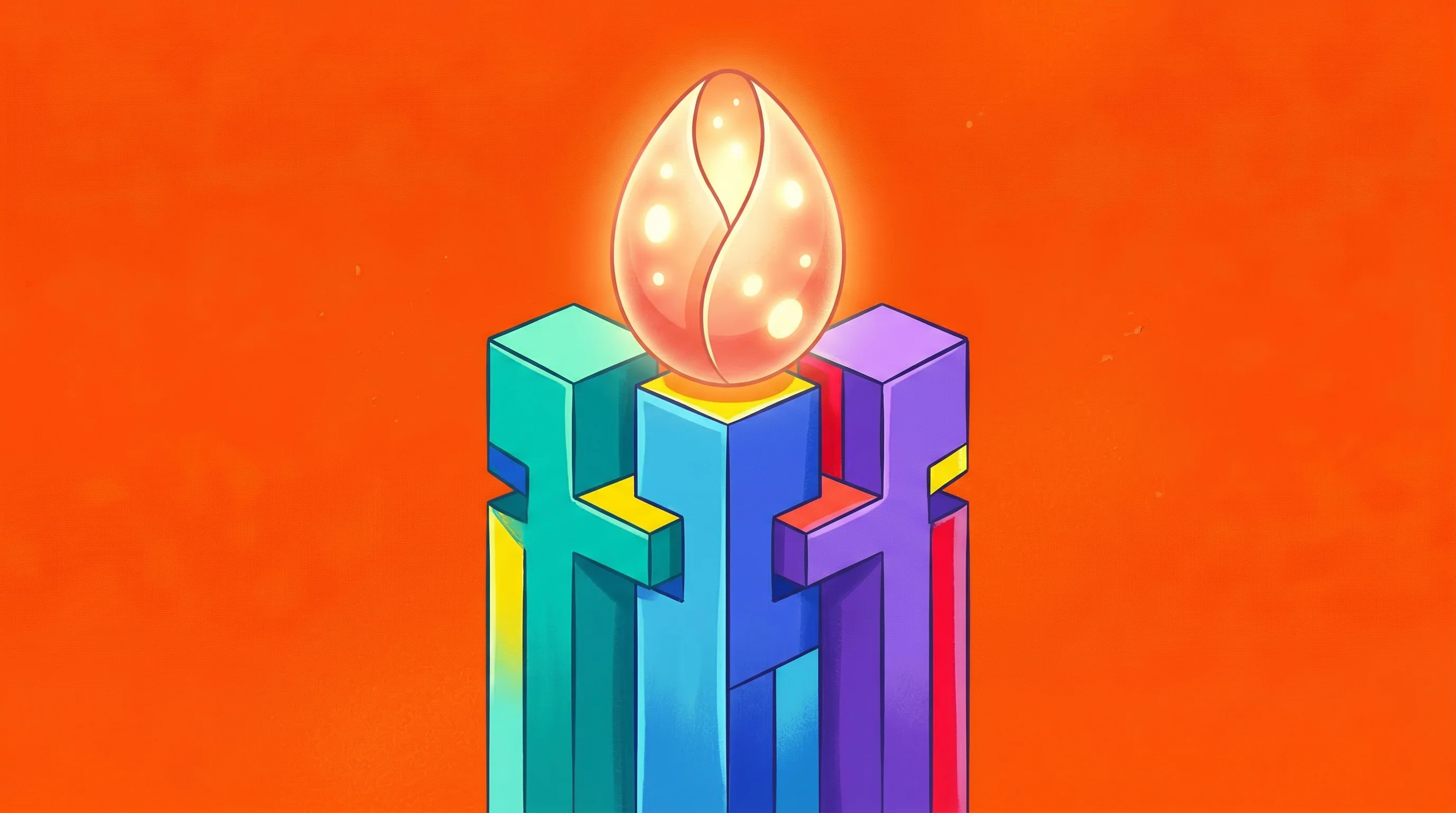 Digital illustration for article section "Talent and Capital Backing the Build" in "Rivia's AI Cuts Clinical Trial Data Review Time by 91%" - A clean, minimal conceptual illustration representing talent and capital backing a startup build, fe...