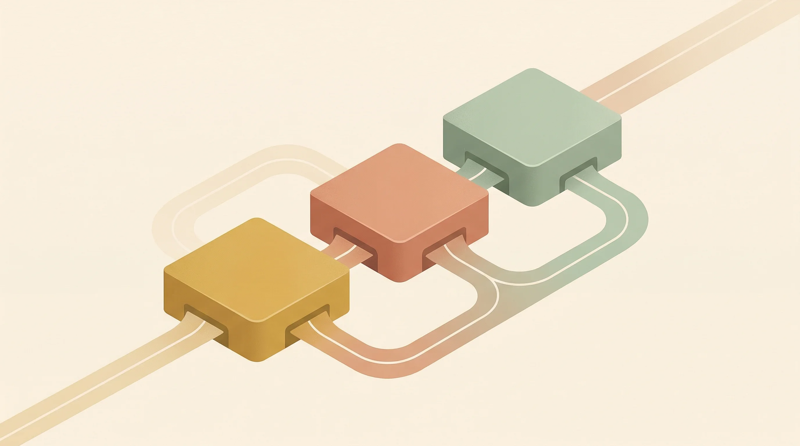 Digital illustration for article section "Building Silicon, One Tape-Out at a Time" in "C2i Semiconductors Raises $15M to Fix AI Data Center Power Crisis" - A clean, minimalist conceptual illustration representing a plug-and-play silicon power platform, fea...