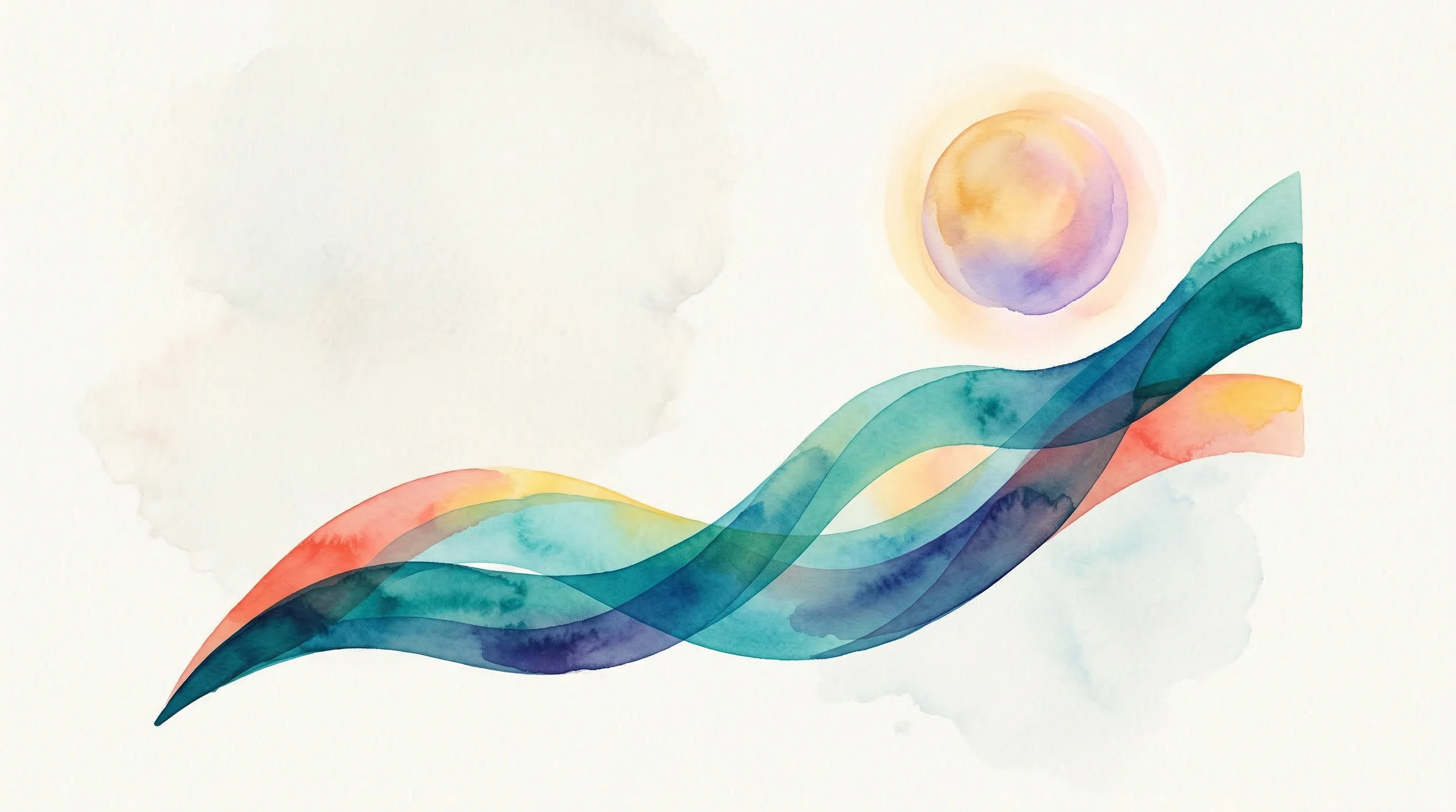 Digital illustration for article section "Market Momentum, Market Questions" in "Mave Health's Neurotech Wearable Draws Blume Ventures Backing" - A clean, conceptual minimalist illustration depicting market momentum in the mental health and neuro...