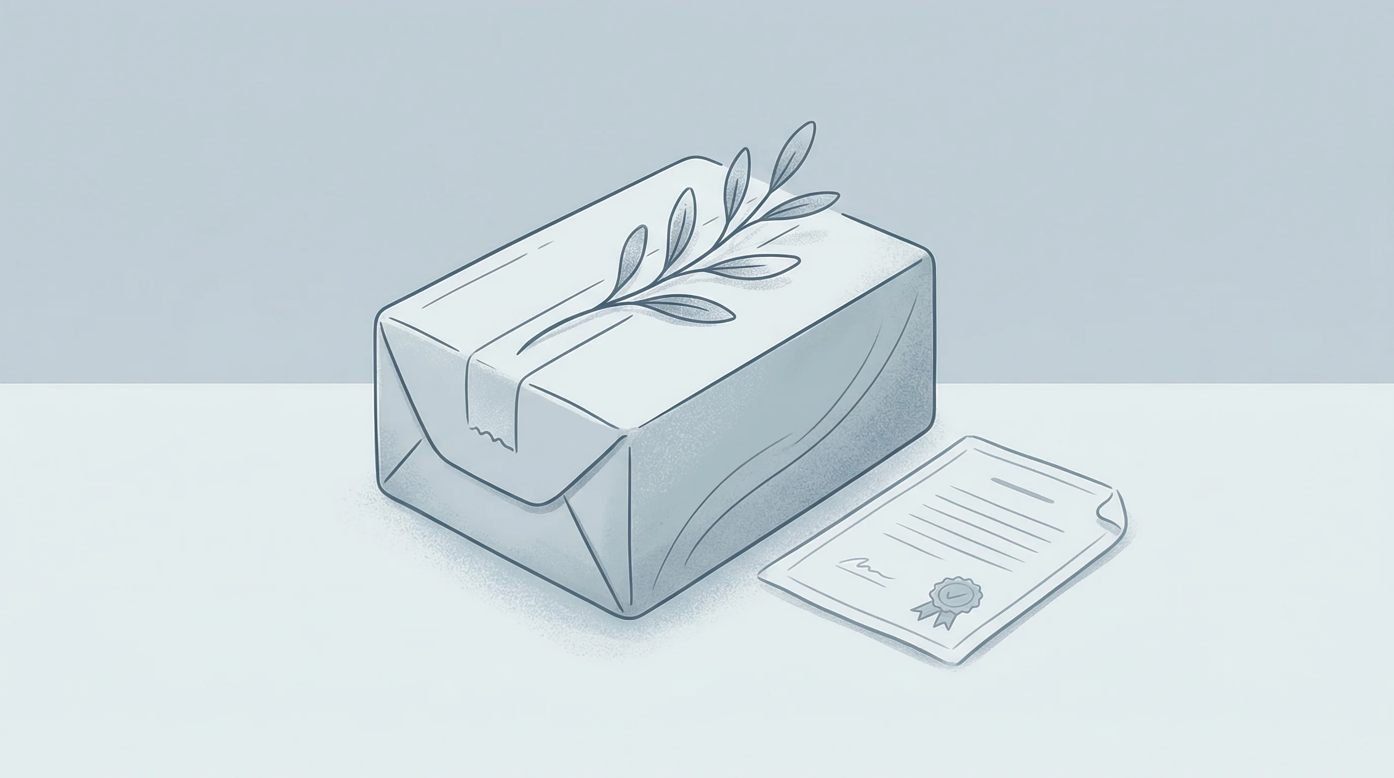 Digital illustration for article section "What Happens Next" in "Verley Raises $38M Series A for Cow-Free Whey Protein Scale-Up" - A conceptual, minimalist neo-vintage illustration representing future commercial growth and regulato...