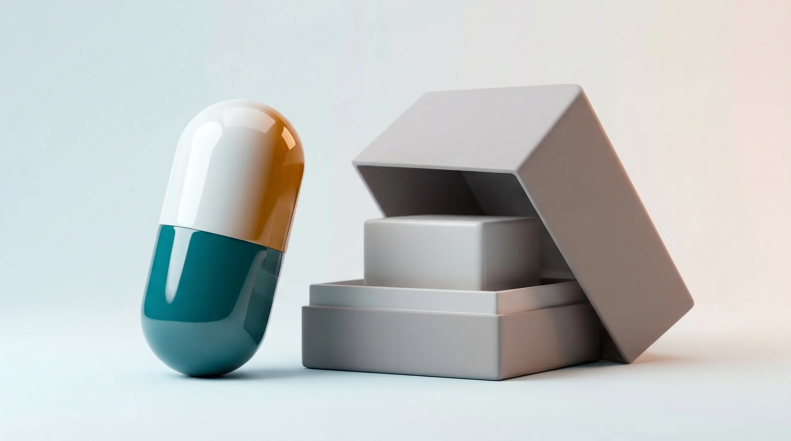 Digital illustration for article section "The Earlybird Connection" in "Rivia Raises $15M Series A to Bring Agentic AI to Clinical Trials" - A minimalist, conceptual 3D still life representing a healthcare venture capital fund, featuring a s...