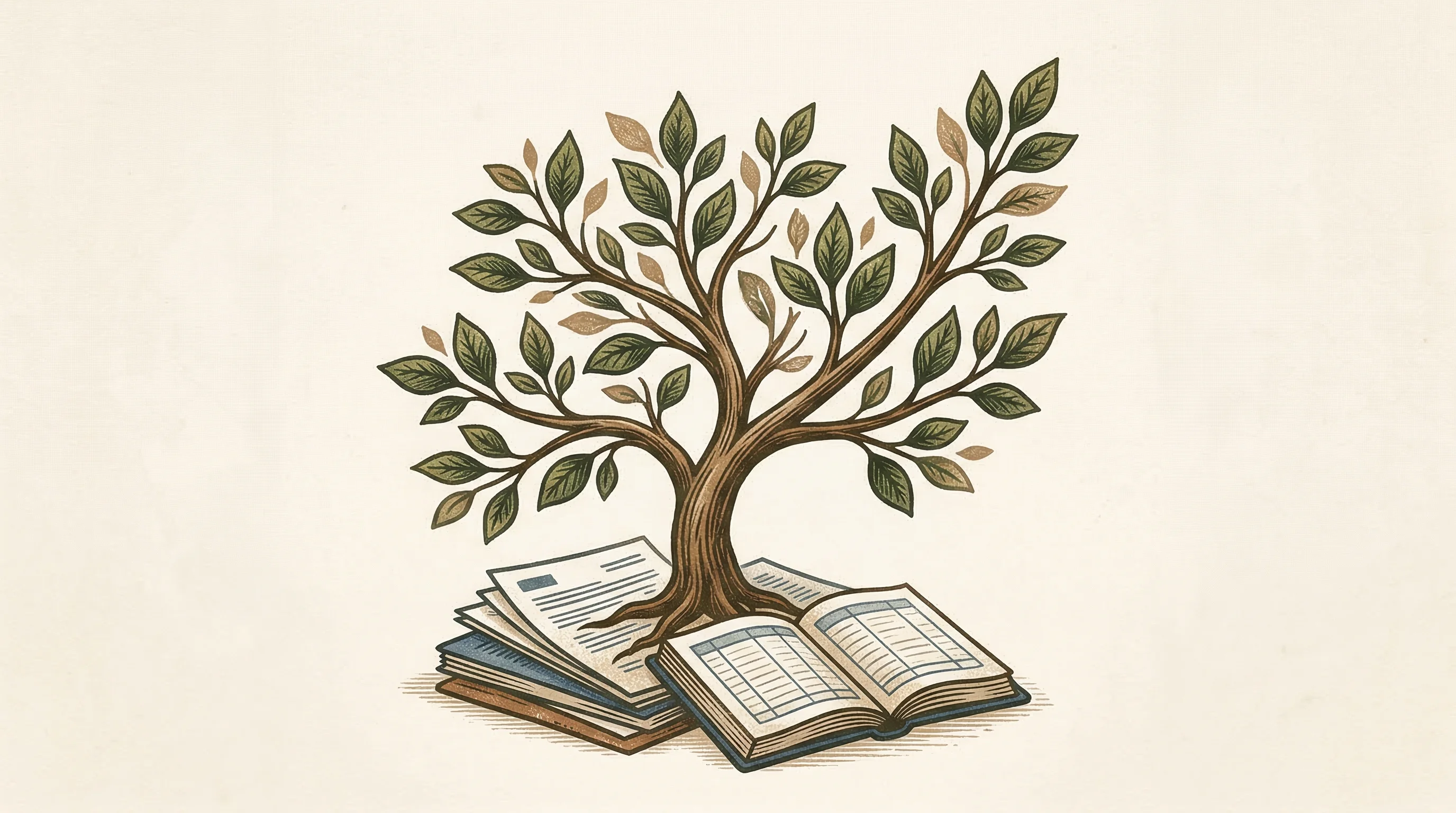 Digital illustration for article section "Growing Pains and Growing Up" in "ZILO Raises $27M to Replace 20-Year-Old Fund Administration Systems" - A conceptual, handcrafted print-style illustration symbolizing business growth and commercial maturi...