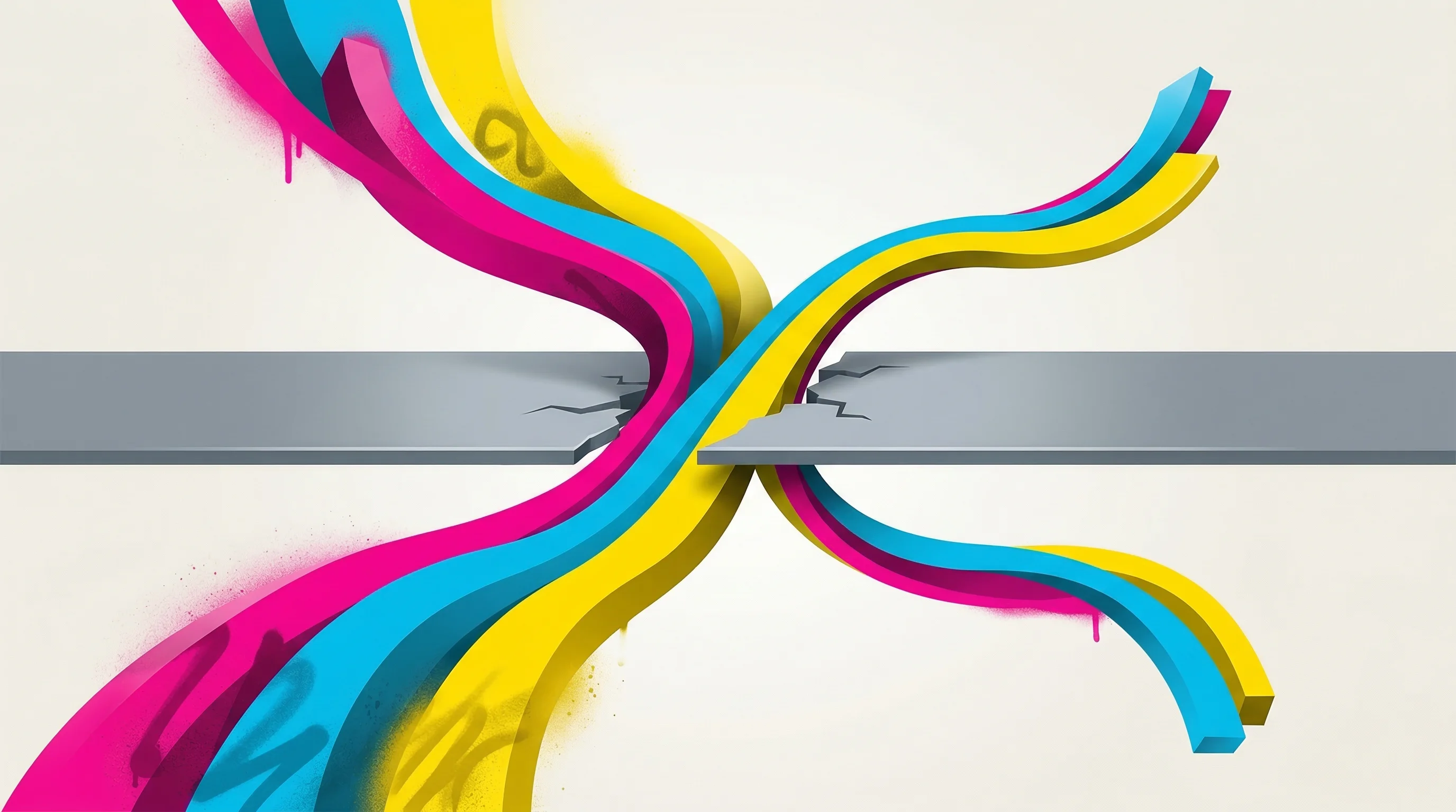 Digital illustration for article section "The Technical Breakthrough—Or Breakthroughs" in "Sub-Millisecond VMs: The Race to Merge Security and Speed in Serverless" - A clean, minimal, and conceptual illustration representing a technical breakthrough where three dist...