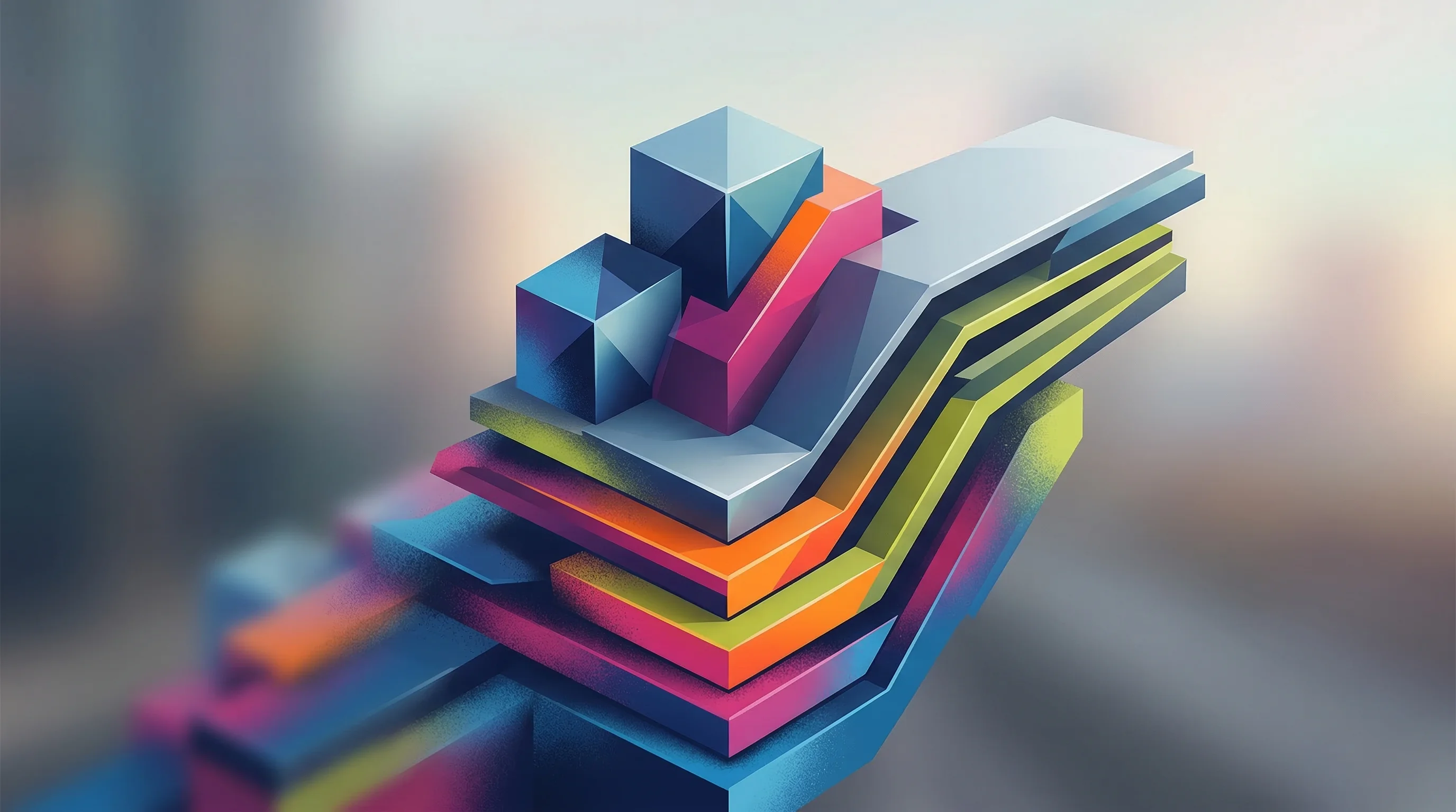 Digital illustration for article section "What Comes Next" in "Sub-Millisecond VMs: The Race to Merge Security and Speed in Serverless" - A conceptual and minimalist illustration representing a technology roadmap coming into focus, featur...