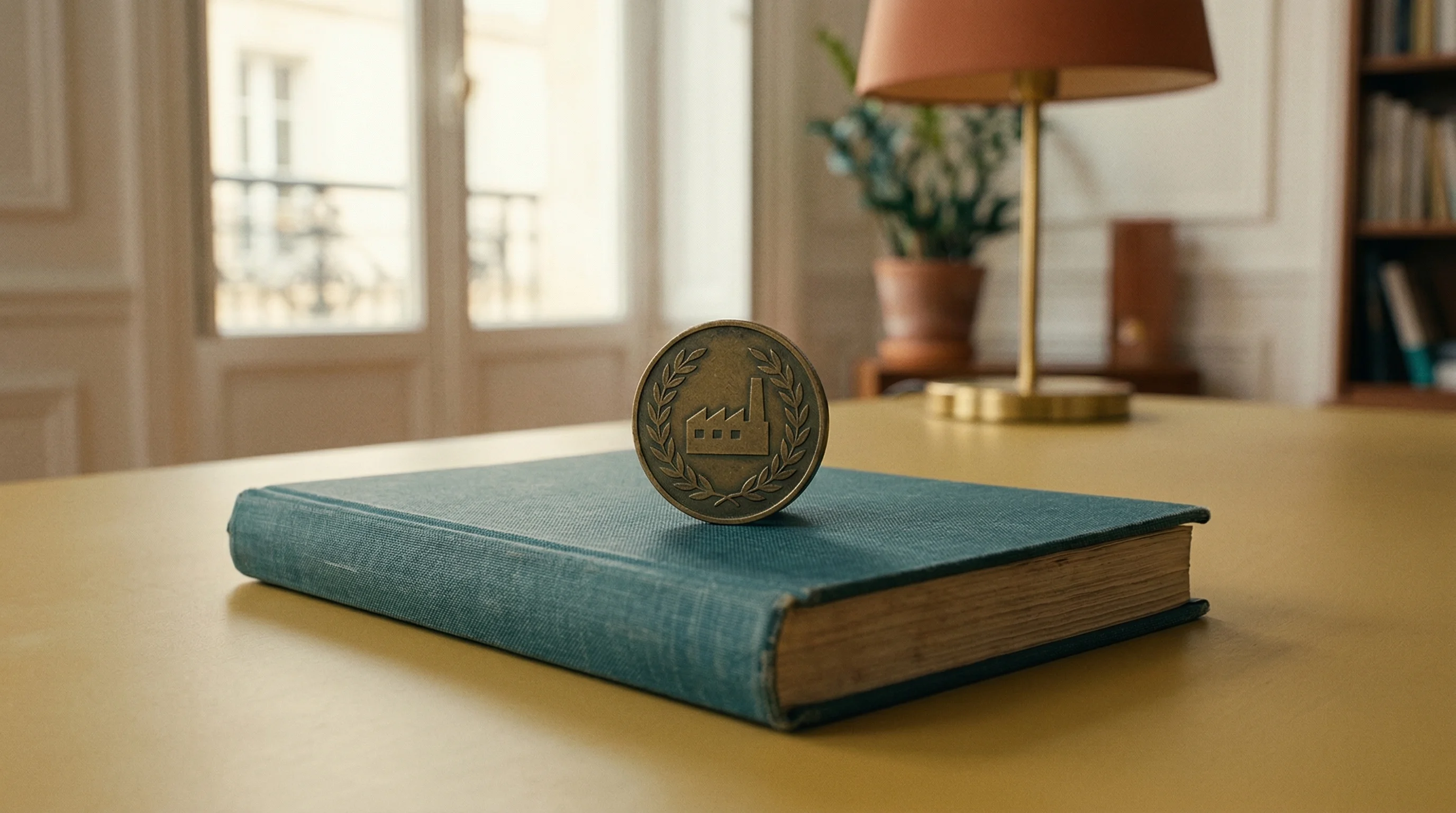 Digital illustration for article section "The Workforce Software Bet" in "Bounti Lands €4M Seed to Standardize Frontline Ops with AI" - A beautifully composed, minimalist still life capturing the concept of a strategic financial investm...