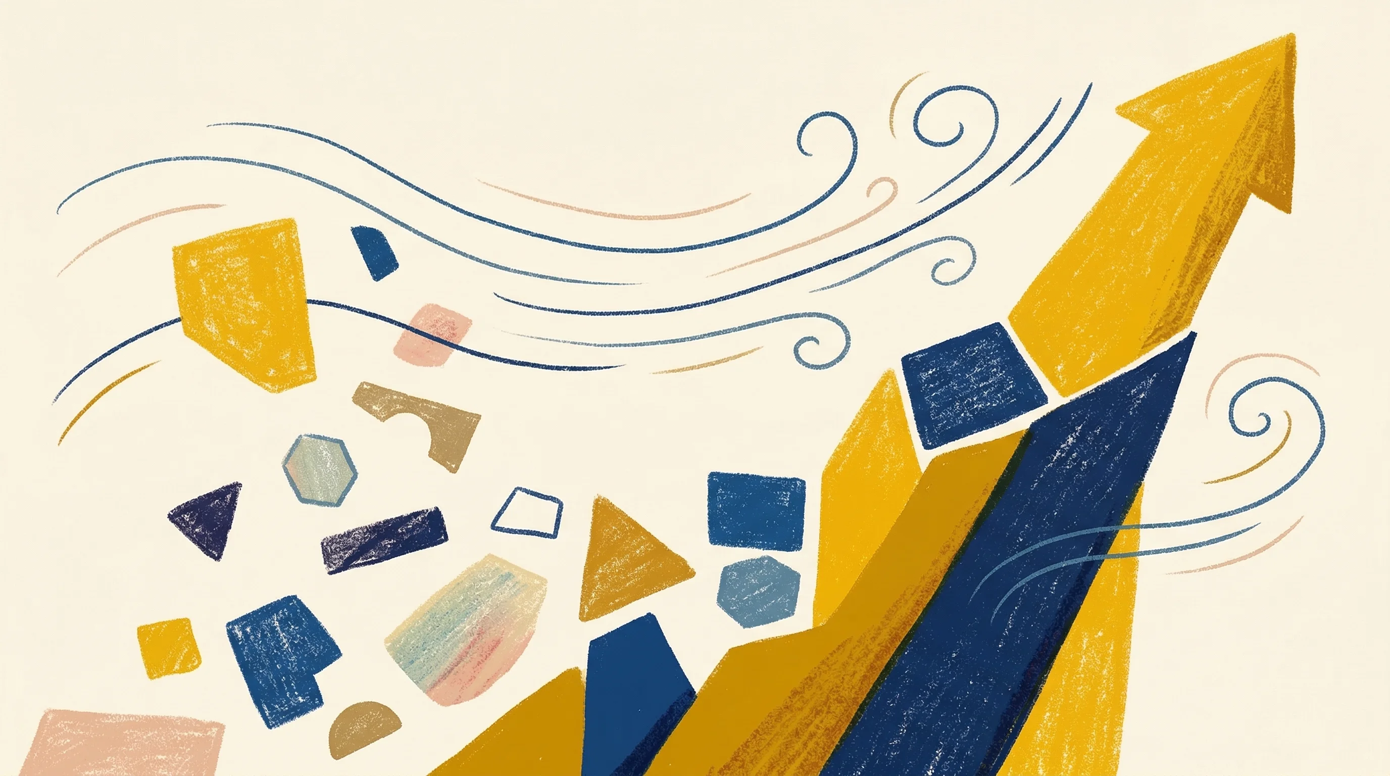 Digital illustration for article section "Policy Winds and the Trillion-Dollar Question" in "AI Agents Come for Chip Design as Visibl Tackles Coordination Crisis" - A clean, minimal, and conceptual illustration representing coordination bottlenecks and massive fina...