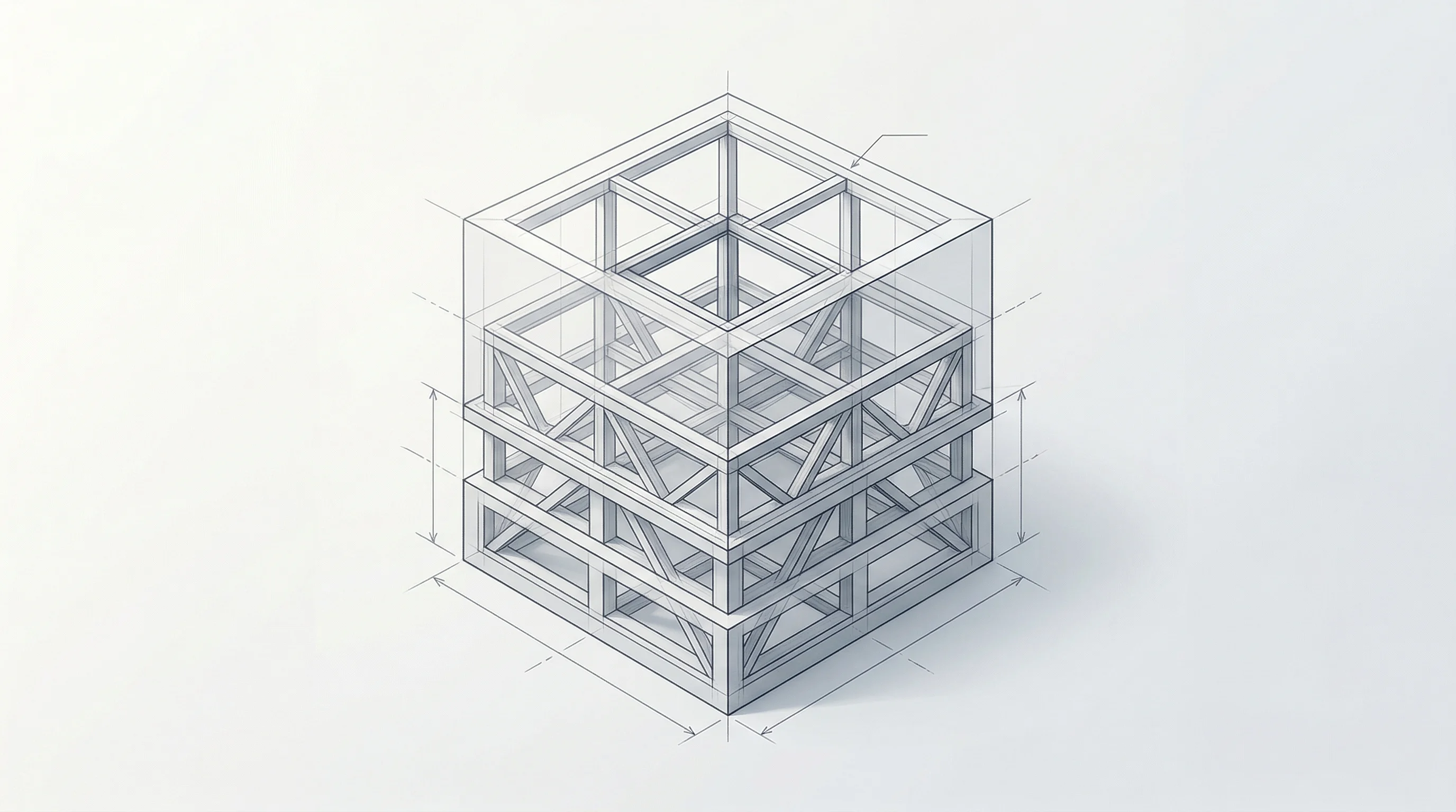 Digital illustration for article section "The Hard Part Still Ahead" in "YC-Backed Sentrial Tackles AI Agent Failures with Production Monitoring" - A clean, conceptual visualization of a solid, partially constructed architectural foundation, symbol...
