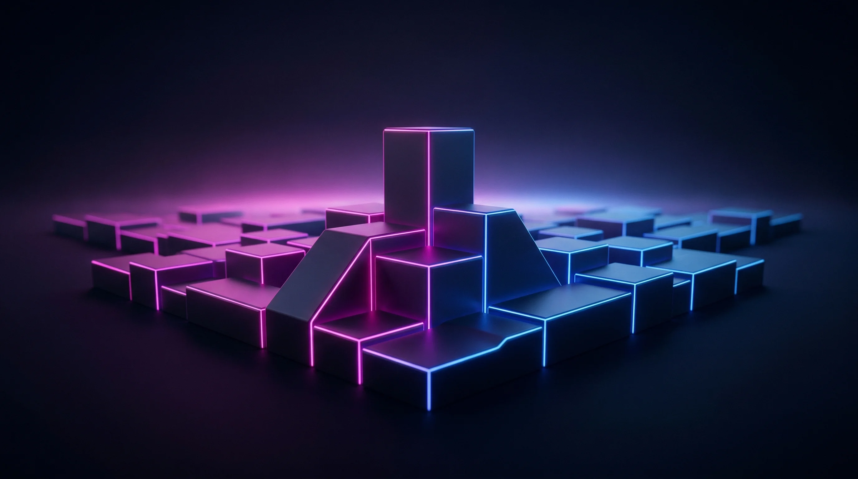 Digital illustration for article section "What Comes Next" in "Manifold Raises $18M Series B for Life Sciences AI Platform" - A conceptual, minimalist image symbolizing future infrastructure and seamless integrations, featurin...