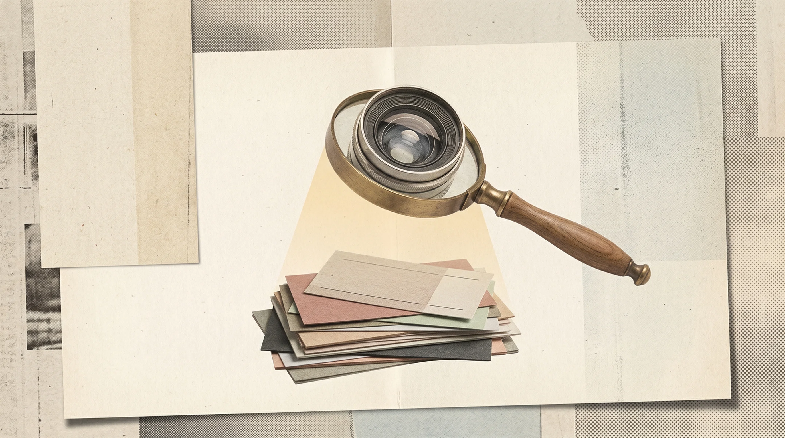 Digital illustration for article section "What an 'AI Employee' Actually Does" in "YC's Tensol Launches 'AI Employee' Platform Amid OpenClaw Security Warnings" - A minimal and conceptual vintage collage illustrating an autonomous AI employee working at 3 a.m., f...