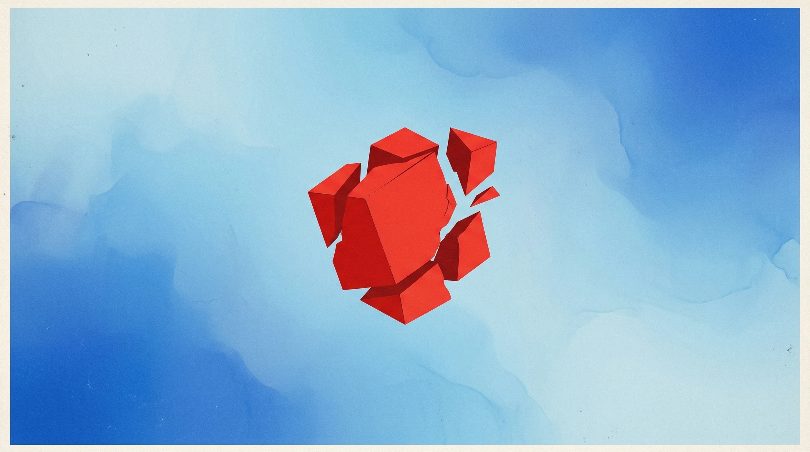Digital illustration for article section "Turbulence and Pivots" in "TinyBox: $12K Deep Learning Workstation Challenges Enterprise AI Hardware" - A conceptual, minimalist illustration representing technological turbulence and strategic pivots, fe...