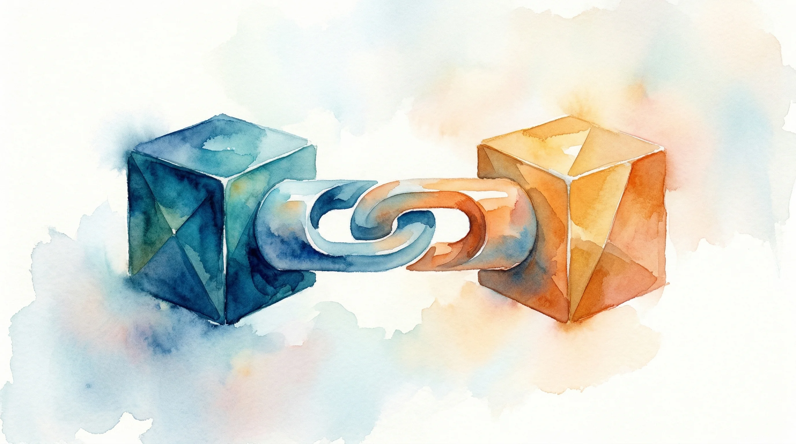 Digital illustration for article section "The Standards That Could Change Everything" in "OpenCode Launches Open-Source AI Coding Agent to Challenge Copilot" - A clean, minimalist conceptual image featuring a sleek, modern universal connector smoothly bridging...