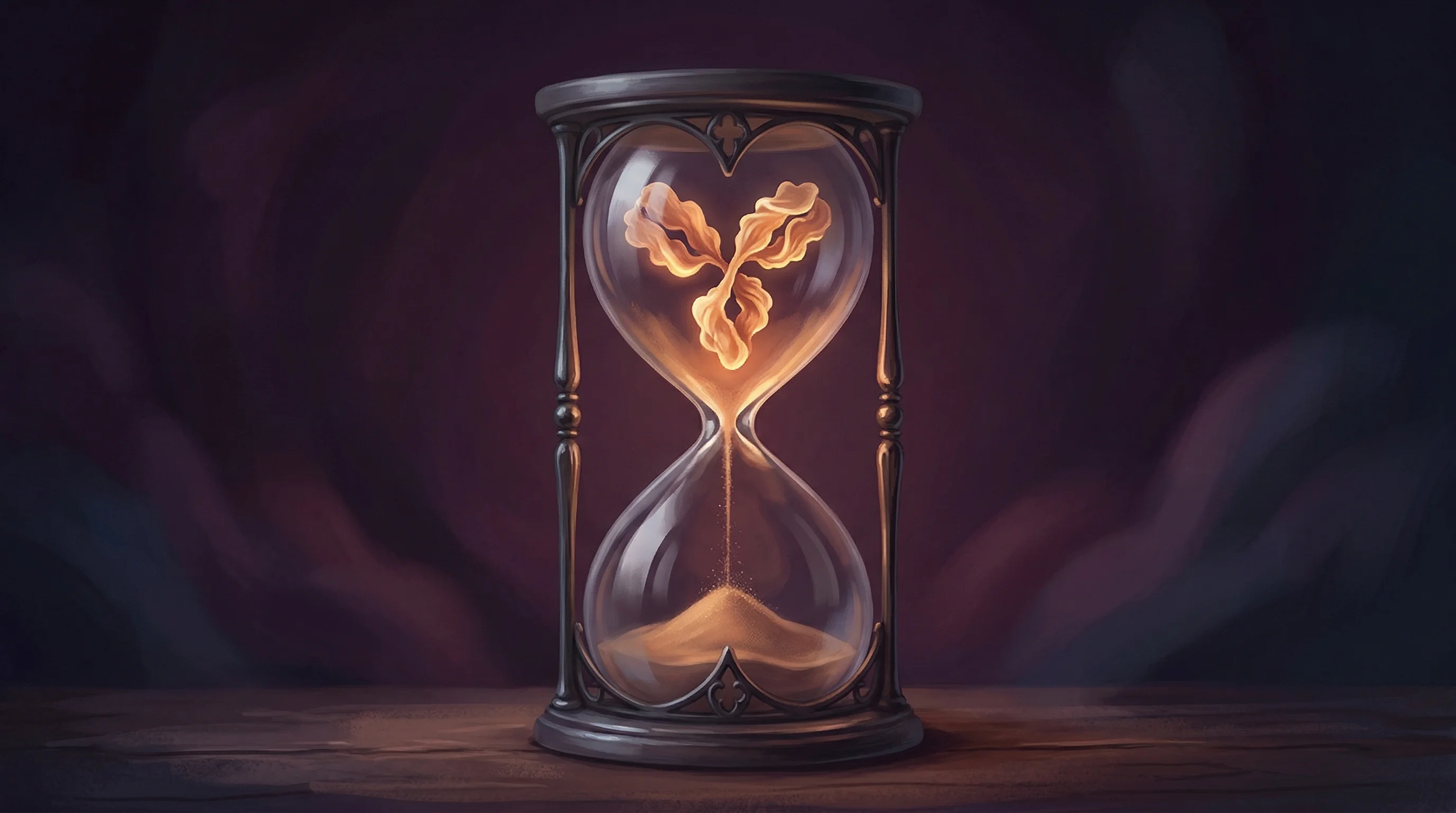 Digital illustration for article section "The Twelve-Month Test" in "AI Shifted Drug Development's Bottleneck—This Startup Wants to Fix It" - A conceptual, minimalist illustration representing the twelve-month test of scaling protein characte...