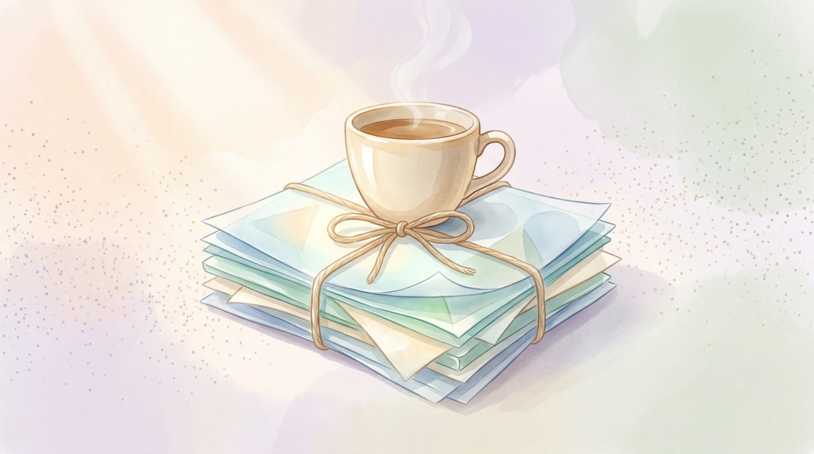 Digital illustration for article section "The Real Test" in "DeNovo Launches $25/Month AI Platform, Claims UN Partnership" - A clean, minimalist conceptual still life featuring a single, elegant ceramic coffee cup resting gen...