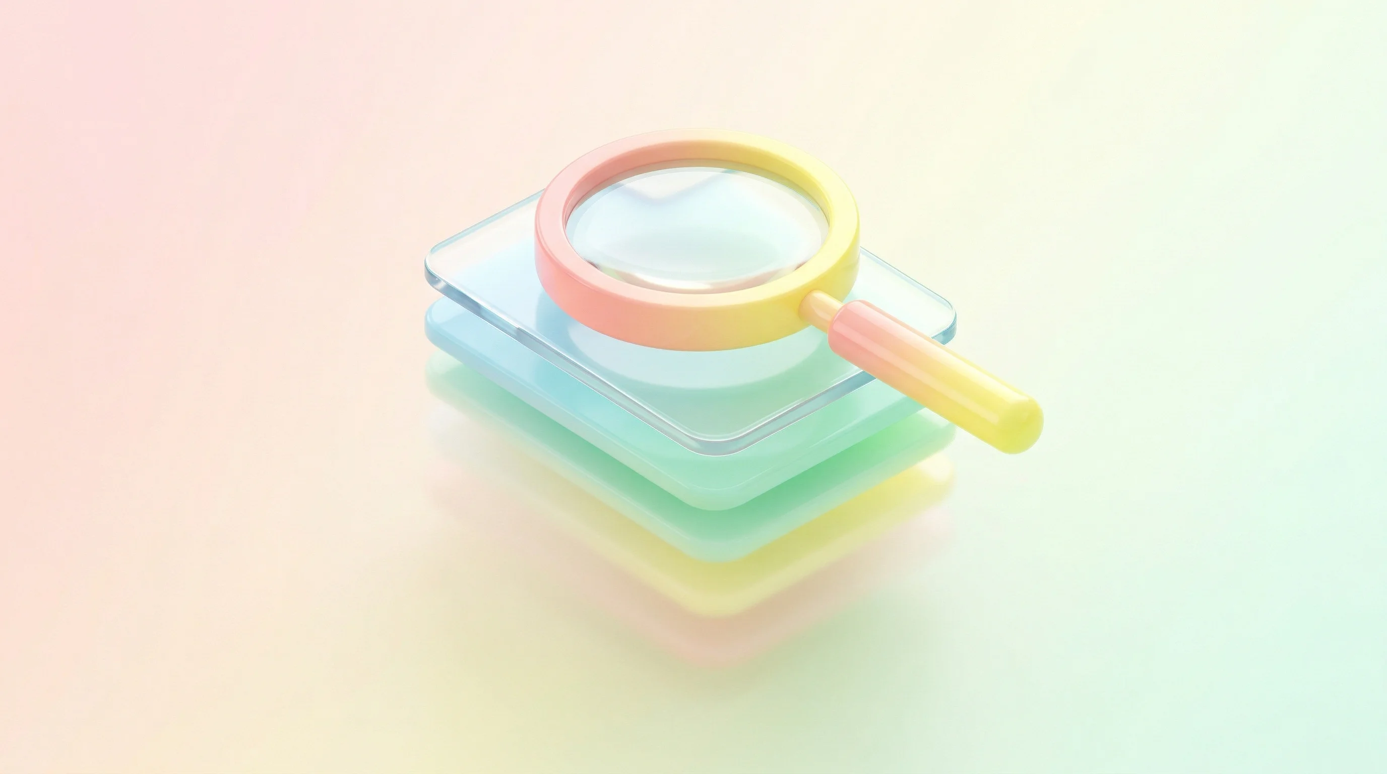 Digital illustration for article section "The Visibility Problem" in "Foresight Eyes Aumni's $31.8M Market Gap (Series A Unconfirmed)" - A minimalist, conceptual 3D illustration representing "The Visibility Problem" in financial news cov...
