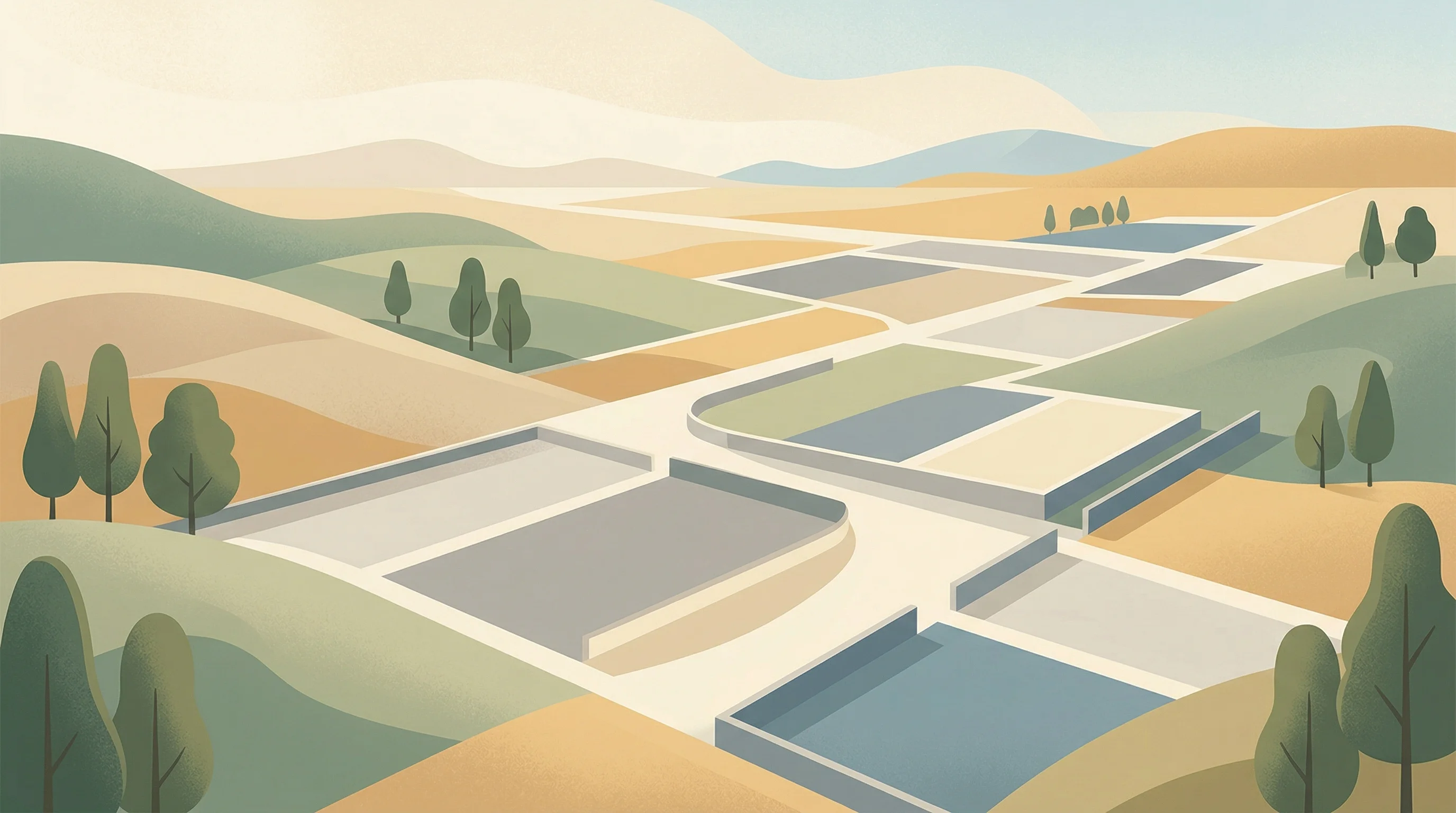 Digital illustration for article section "Moving Fast—But How Fast?" in "Voxel Energy Launches Off-Grid Data Centers Powered by Solar and Used EVs" - A conceptual, minimalist illustration representing rapid company growth and the acquisition of thous...